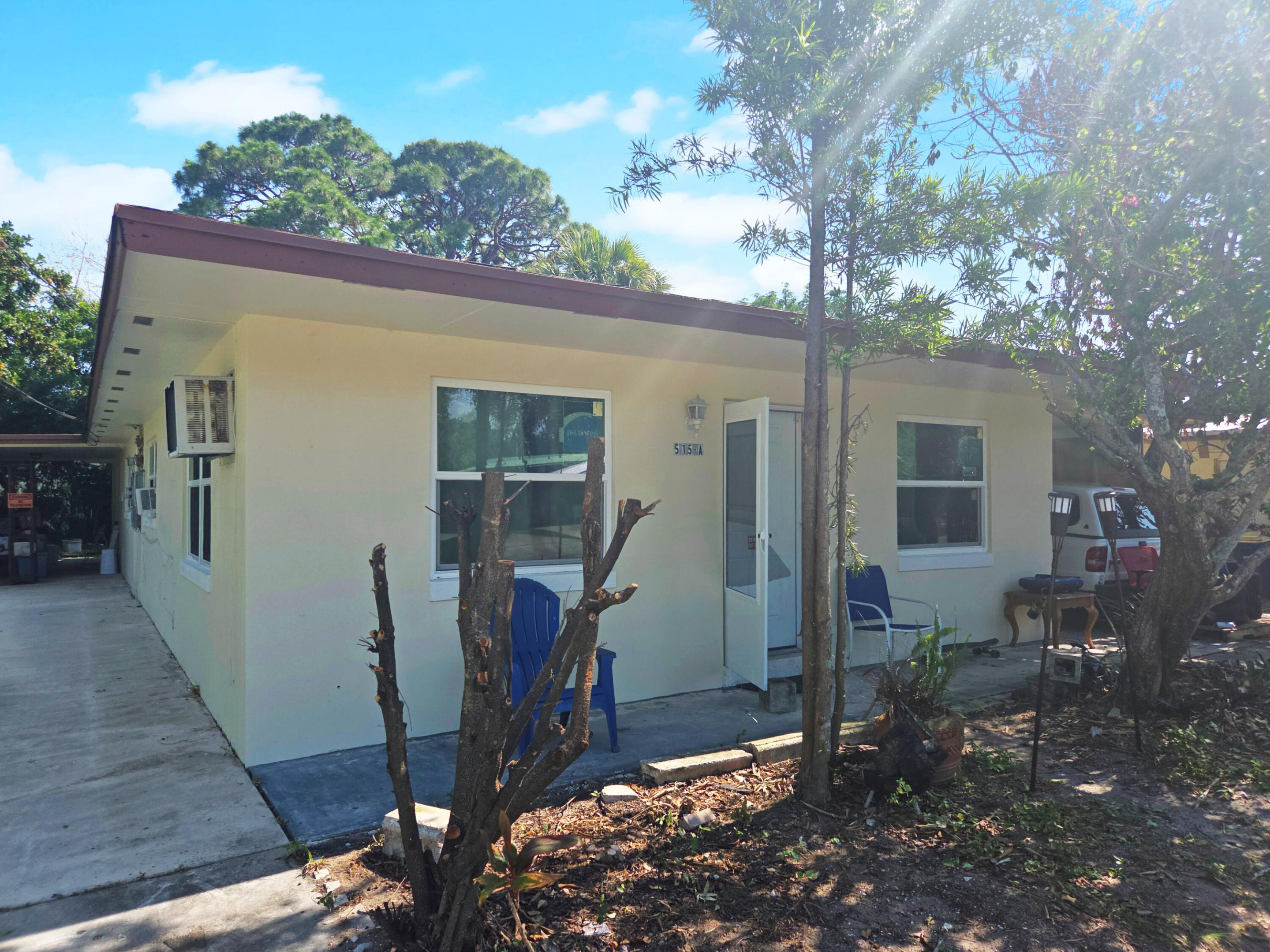 2/1 each side CBS Duplex with easy access to US 1 and downtown Fort Pierce. Tenants are in place with below market but monthly rents. Impact windows throughout!