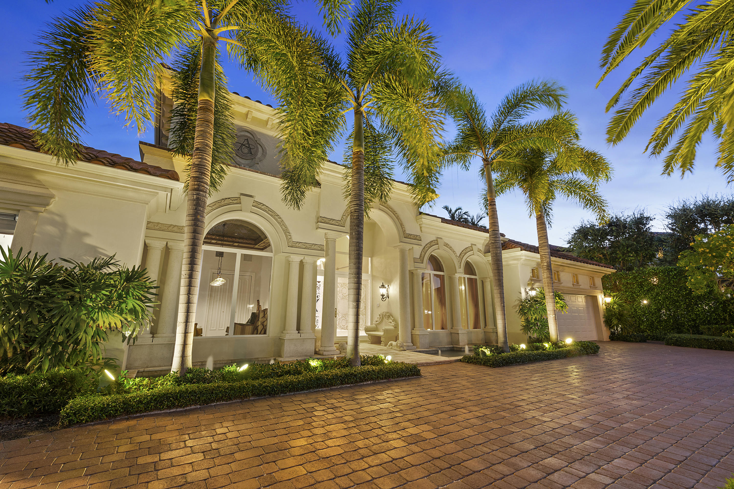 Desirable South Facing lot!! 100 feet of water frontage  on Wide Canal. 

Live in one of the most exclusive neighborhoods as recognized by Forbes - Royal Palm Yacht & Country Club. This is an amazing opportunity to own a traditional waterfront residence that features luxurious detailing throughout. With 3 bedrooms, 3 1/2  bathrooms, a custom office and bar, a personal library, this superior residence exemplifies the very essence of Florida's opulent lifestyle. The finest of materials, craftsmanship and architectural splendor are evident throughout the residence. From the custom-built mahogany bar to the European-styled baths, this estate home appeals to those with elegant tastes. Soaring, high ceilings create a light and bright ambiance throughout. The master wing, with its own comfortable office, elegant sitting room, 2 master baths and a spacious walk-in closet, also features beautiful vistas of the Intracoastal and private pool area.
 
Graceful entertaining is enjoyed in the luscious dining room that is draped with custom fabric. The gourmet kitchen includes top-of-the-line appliances and opens up to the pool area with a convenient summer kitchen.
 
Experience South Florida living under the beautifully covered loggia and relax in the refreshing pool with its cool cascading waterfall and spa. Enjoy waterfront sunsets under the custom designed gazebo.
 
Owners of this impressive waterfront residence will enjoy the convenience of docking their boat directly behind their graceful home.
 
Royal Palm Yacht and Country Club's much-desired location is conveniently situated adjacent to the world-class Boca Raton Resort and Club at the Boca Raton Inlet, thus providing direct ocean access.