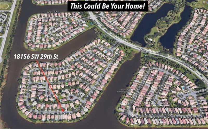 Pristine two-story, 5 bedrooms/3 bathroom /super clean 3 car garage single home in prestigious Coconut Shores / Silver Lakes in West Miramar. 3,619 sq ft total & 3,142 sq ft of living area. One bedroom and full bathroom on the 1st floor; perfect for guests or in-laws. No HOA application. Fully upgraded kitchen. The master suite features a spacious sitting area and an open balcony overlooking a lake, large walk-in closet, dual sinks, separate shower & soaking tub! Large interior laundry room. Accordion shutters and steel-reinforced concrete cinder block construction. Large lot with 6,807 sq ft comes with a pond and fish. HOA includes 2 community pools, 2 boat parks, cable, & super-fast Internet (over 300 Mbps). "A" rated Elementary, Middle & High School.