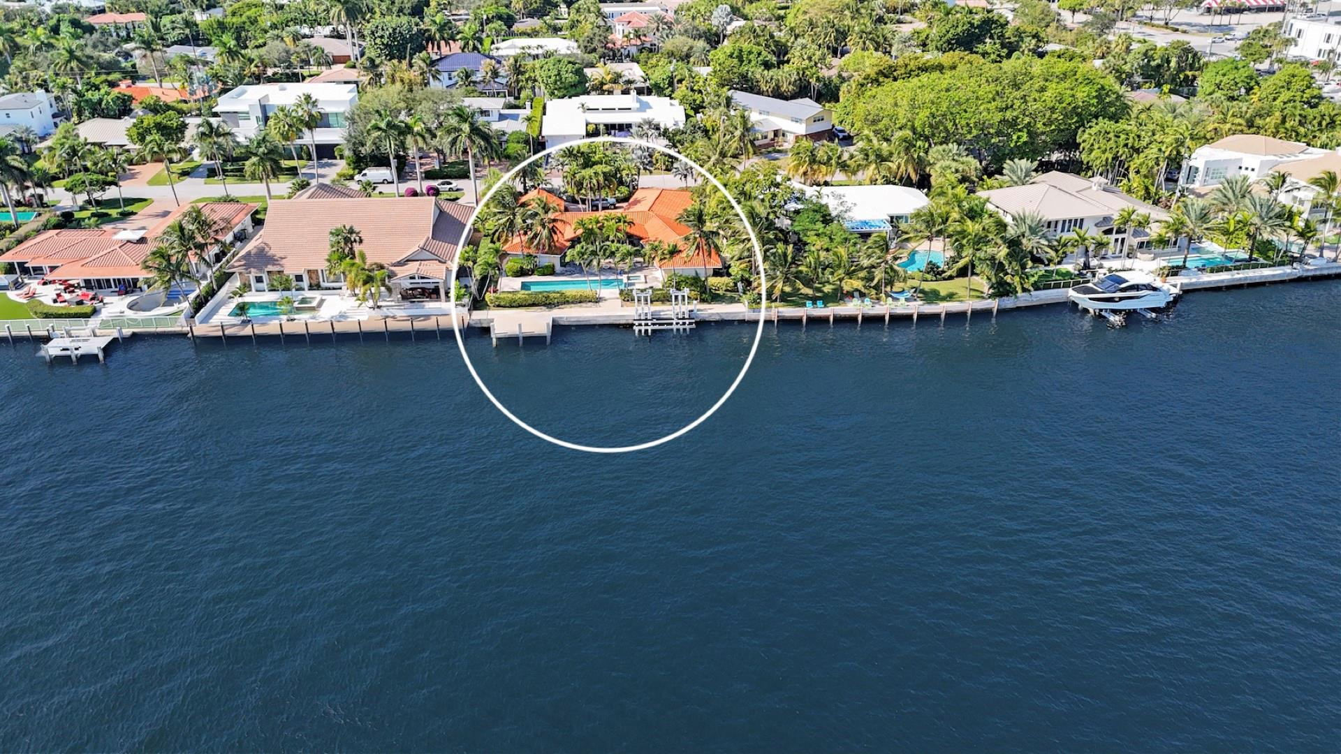 Development opportunity for 15,000' waterfront parcel w/ 100 feet of direct Intracoastal frontage in Fort Lauderdale's Sunrise Intracoastal neighborhood.