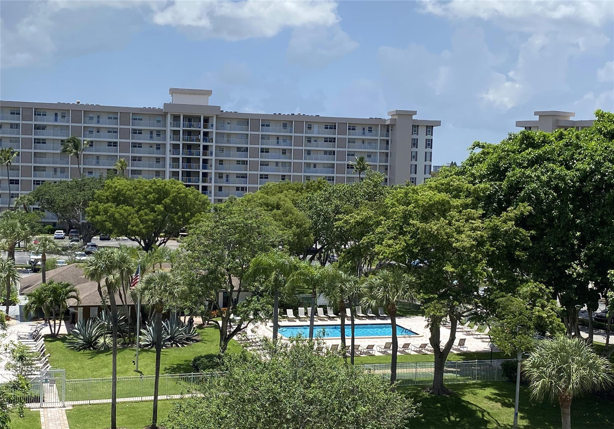 SELLER FINANCING POSSIBLE! NO ASSESSMENTS  Enjoy amazing  Golf Course Views from your balcony of this 2 Bd/2 Bath condo in Palm Aire C C.  Stunning new tile floor, new bath in Guest BR. partial impact glass.  Master BR features ensuite Bath & walk in closets. Open floor plan connects living & dining spaces, ideal for relaxing or entertaining. Enjoy resort-style amenities with nearby pool complex & a park with tennis, pickleball, playground and more. Conveniently located to 3 major airports, shopping & dining options, new casino, & cozy coffee shops. 5 miles to the Pier/Entertainment & Sandy Beaches.  Being Sold *AS IS" with right to inspect.