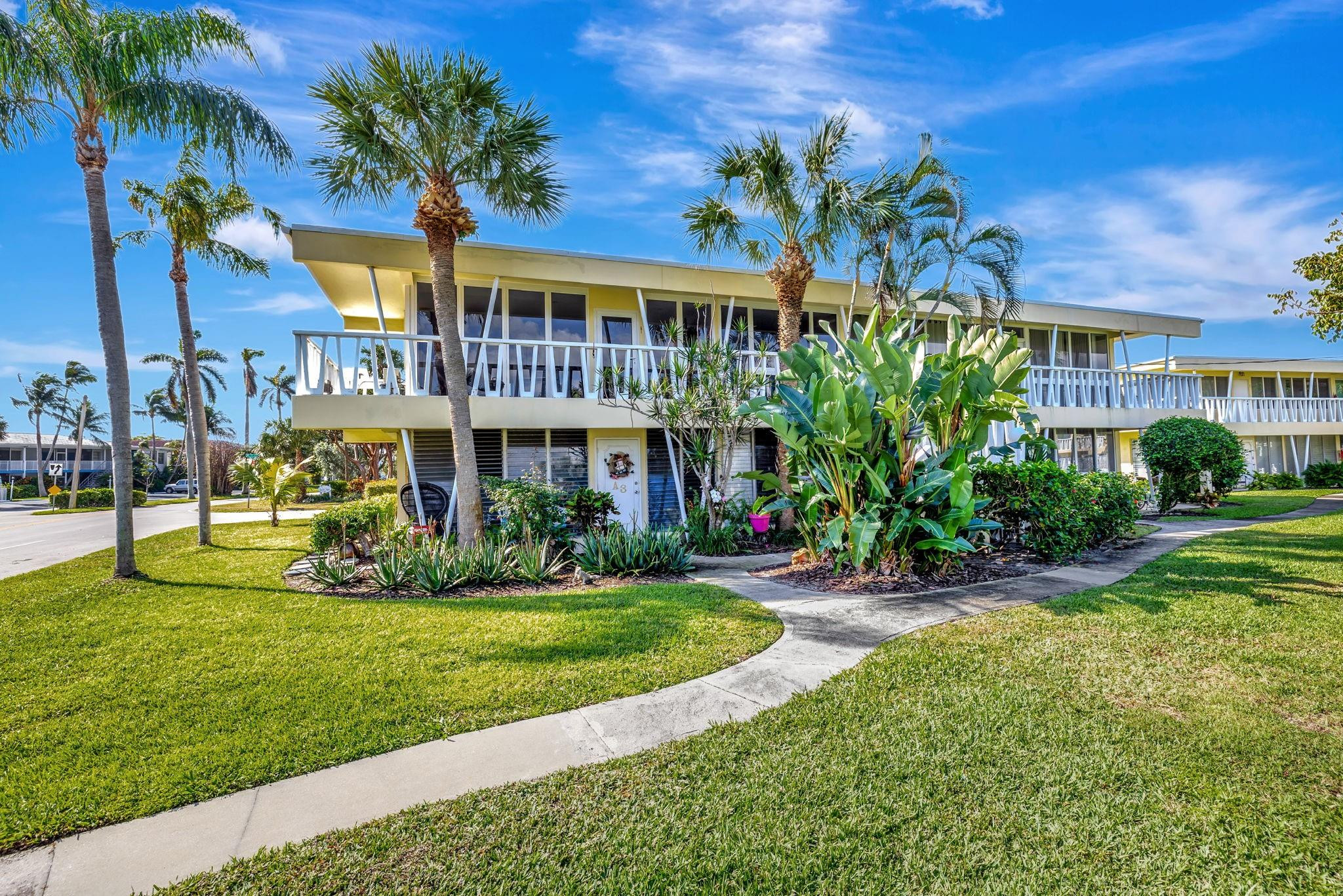 Charming Bungalow Style Unit in "Lighthouse Bay" a boutique complex on two acres in the highly desirable Marina District of Lighthouse Point! 2 bedrooms 2 full bathrooms on the first floor corner unit. Open floor plan with Spanish tile thru out! Kitchen with granite counter. Newer hot water heater. In-house Laundry area. Ceiling fans in every room. This is a unique complex in a well-maintained community that is beautifully landscaped with a centrally located pool area. The property is just steps from the Lighthouse Bay Marina and surrounded by multimillion dollar homes. Walking distance to the Nauti Dawg Marina Cafe and by boat to the Historic Cap's Place restaurant. Residents enjoy proximity to beaches, dining, and shopping. This unit is ideal for both year-round or seasonal homeowners!