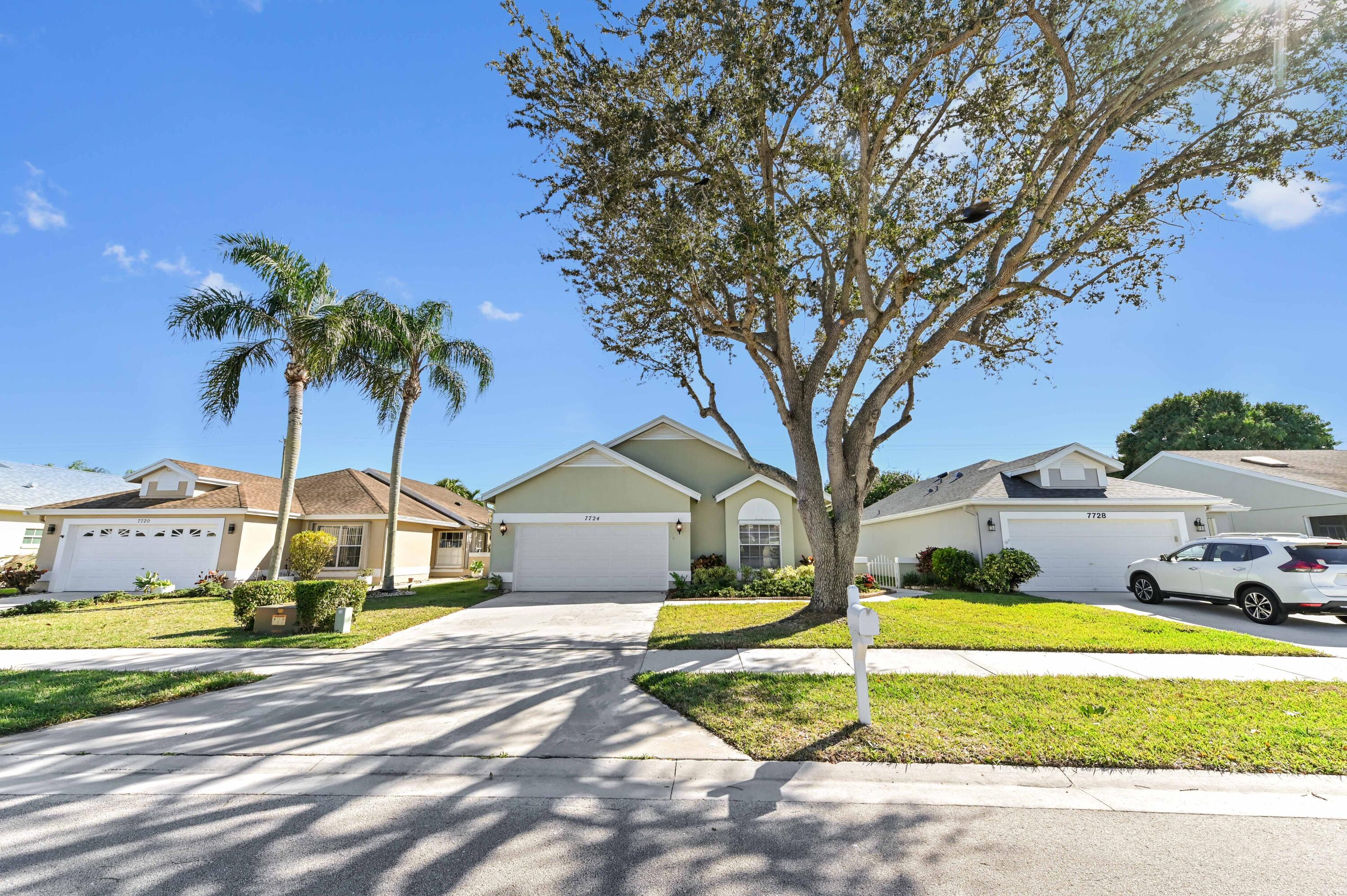 Step into this impeccably maintained 3-bedroom, 2-bath home, where charm meets tranquility in the heart of Florida living. From the moment you walk in, you're greeted by a bright, open space featuring 9-foot ceilings and streams of natural sunlight through the living and kitchen areas. The layout is as practical as it is welcoming, offering a seamless flow that's perfect for cozy family evenings or lively gatherings with friends. Need flexibility? The third bedroom is currently styled as a functional office, ready to adapt to your lifestyle, whether it's a workspace, guest room, or hobby haven. And let's not forget the crown jewel of this home: the spacious enclosed patio with a separate A/C. This serene retreat invites you to kick back, relax, and soak in the peaceful surrounding, ,making it the ultimate spot to sip your morning coffee or unwind after a long day. Roof replaced in 2018 with two impact glass skylights installed, a brand new refrigerator. This home also features a spacious 2-car garage and a private driveway, nestled within the sought-after Pine Ridge community, a well-loved 55+ neighborhood in Delray Beach that continues to charm buyers year after year. Residents are able to enjoy an array of amenities designed to enhance their lifestyle, including tennis and pickleball courts, a shuffleboard court, two sparkling swimming pools, two relaxing jacuzzi spas, and a vibrant calendar of events and activities. Enjoy the perks of a low-cost HOA paired with an unbeatable location just minutes from vibrant Downtown Delray Beach, where world-class shopping, dining, and entertainment await. For nature enthusiasts, the nearby Green Cay and Wakodahatchee Wetlands offer stunning trails and incredible wildlife encounters. This is more than just a home, it's a lifestyle, move-in ready and impossible not to fall for. Conveniently located at Hagen Ranch Road and Lake Ida, you'll find easy access to the Delray Medical Center, an abundance of shopping and dining options, and, best of all, the pristine beaches of Delray Beach just a short drive away.