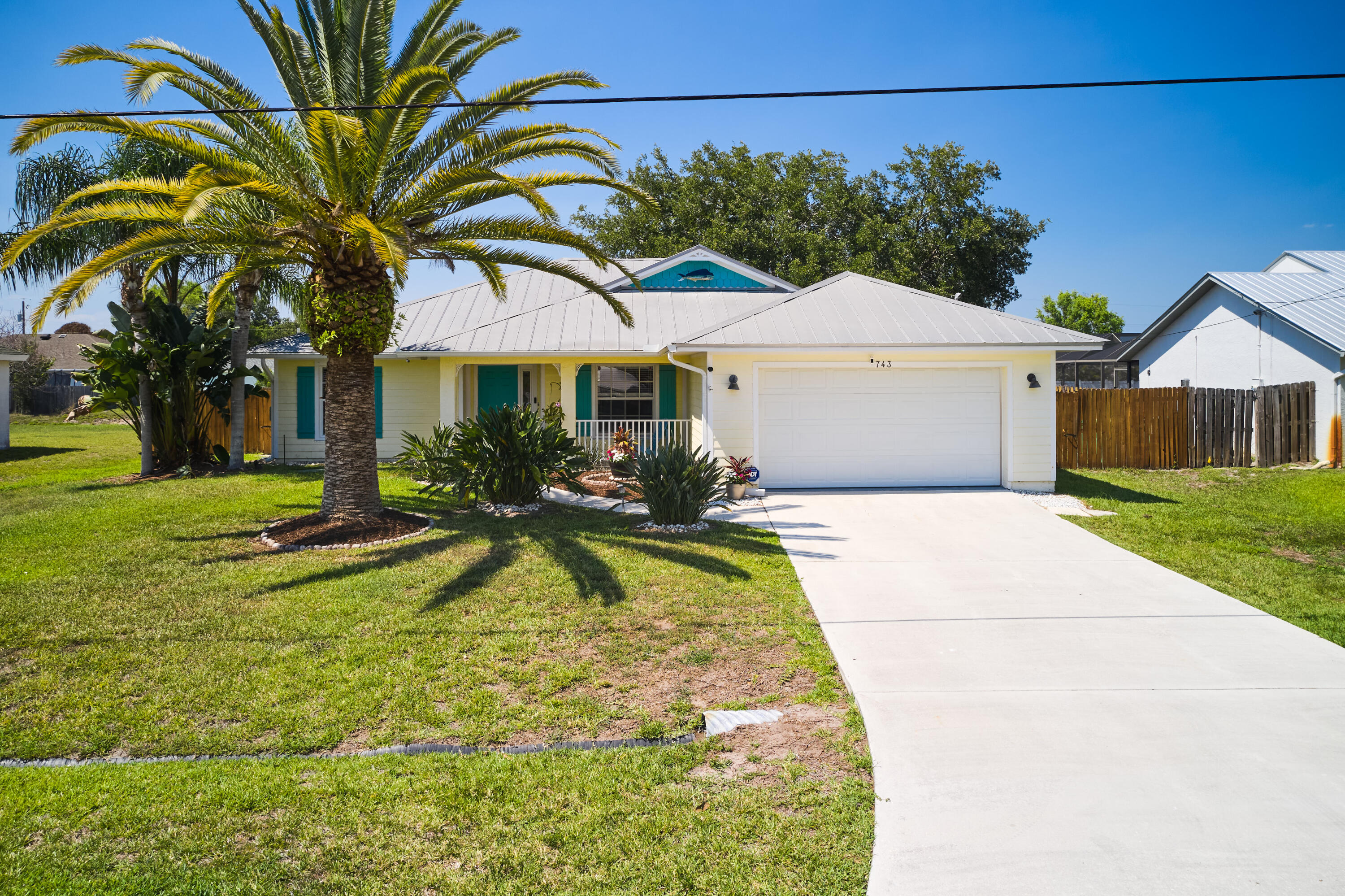 Move-in-Ready, Key West inspired 3-Bed 2-bath plus Den or possible 4th bedroom, CBS home. Family friendly, NO HOA!!  Enjoy an open floor plan ideal for gatherings, family nights or hosting friends. This home is a perfect blend of comfort, space and functionality. Spacious primary suite featuring 2 walk-in closets, walk-in shower and dual vanities.  Inviting screened lanai overlooking large, fully-fenced private backyard offering endless possibilities.  Pre-inspected and ready for you to call home. Conveniently located near shopping, dining, schools, parks and major highways.