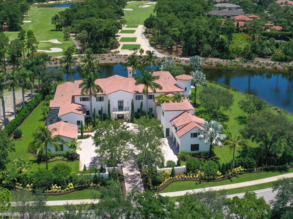 Stunning transitional with a modern Palm Beach feel... Situated on arguably the best lot in the prestigious Old Palm Golf Club, this gated estate offers the ultimate in every luxury and amenity.  This private compound covers more than an acre, featuring 13,523 square feet of luxurious living space with panoramic lake and golf views from nearly every window.  This house was taken down to the studs and completely rebuilt to the highest of 2020 standards.  Everything is brand new.  From the moment you drive through the gates it is clear that every detail was thoughtfully considered and the exceptional finishes truly separate this estate from the rest.  This home features 6 oversized bedroom suites, 8 1/2 bathrooms, plus a grand dining room, office, gym, and spacious club/media room. The state-of-the-art dual island Downsview Kitchen showcases a full suite of Miele appliances including a Teppan Yaki grill top and coffee bar.  Attached to the kitchen is a glass enclosed, fully refrigerated, wine room featuring storage for over 500 bottles. The spacious great room, butler's pantry, laundry and mud rooms also feature Downsview cabinetry.  

The stately master suite features a fireplace and a large terrace with unparalleled privacy and expansive golf views.  A separate sitting room, oversized his and hers bathrooms and custom closets offer the ultimate in comfort and opulence.

Some additional features include Fiandre surfaces throughout, LED lighting throughout, full house generator and elevator, new roof and privately gated driveway with fountain, glass enclosed grand staircase, lush landscaping, and oversized mud room with an abundance of storage.  Fully integrated smart home, Lutron Homeworks system throughout controls everything from lighting to HVAC to security system activation and monitoring for absolute peace of mind. Control everything with iPads installed throughout the home or from your phone while you are home or on the go. The magnificent backyard features a brand new, picturesque pool and spa with a large covered loggia complete with outdoor kitchen.  Also on the property are 4.5 garages, a private entry one bedroom apartment with kitchen, living room, den, and bathroom.  This truly unique property, offering views in Old Palm that are second to none, 12251 Tillinghast will appeal to a buyer with an affection for quality, privacy, modern sophistication, and every luxury imaginable.