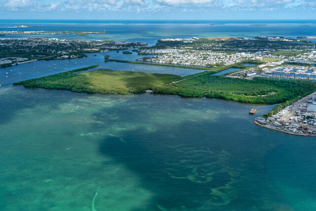 A rare opportunity to own a private island minutes from Key West. There are so many possibilities. A private equestrian estate, ''The Southernmost Stables ''. This property would be an excellent place to host large events or possibly therapeutic  programs or retreats.Beautiful beach areas. Easy to get to, as the island has access to the mainland via a 1/2 mile land bridge. The property is  also located next to one of the largest mega yacht marinas and close to upscale hotels. The owners currently run a small farm, bee keeping and kids summer camps on the island. One of the few places with untouched nature left in the Florida Keys.
