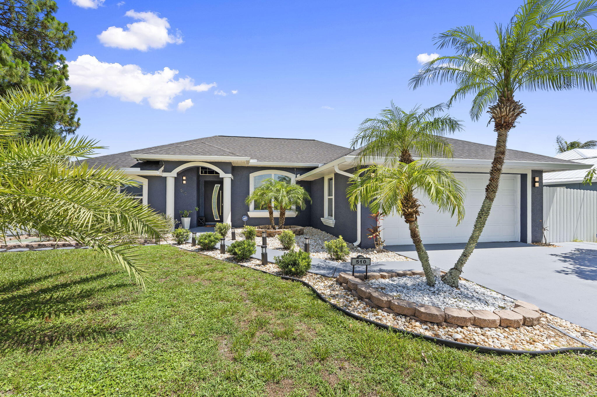 This charming, turn key, CBS Pool Home delivers peace of mind with lots of extensive updates.  The stunning chef's kitchen was completely renovated in 2019, boasting elegant granite countertops, soft-close cabinets and drawers, and a clever, hidden pull-out wall pantry for maximizing storage.   Both Bathrooms have been meticulously updated in 2018,  2020 inground Pool was installed by Horizon Pools, Roof was replaced in 2022 and Solar Panels were added, backyard has metal fencing in 2024, 2026 new metal-aluminum modern front door with triplex glass, new  smoke detectors and carbon monixode detector, and new gutters.  This property is located close to schools, churches and shopping.