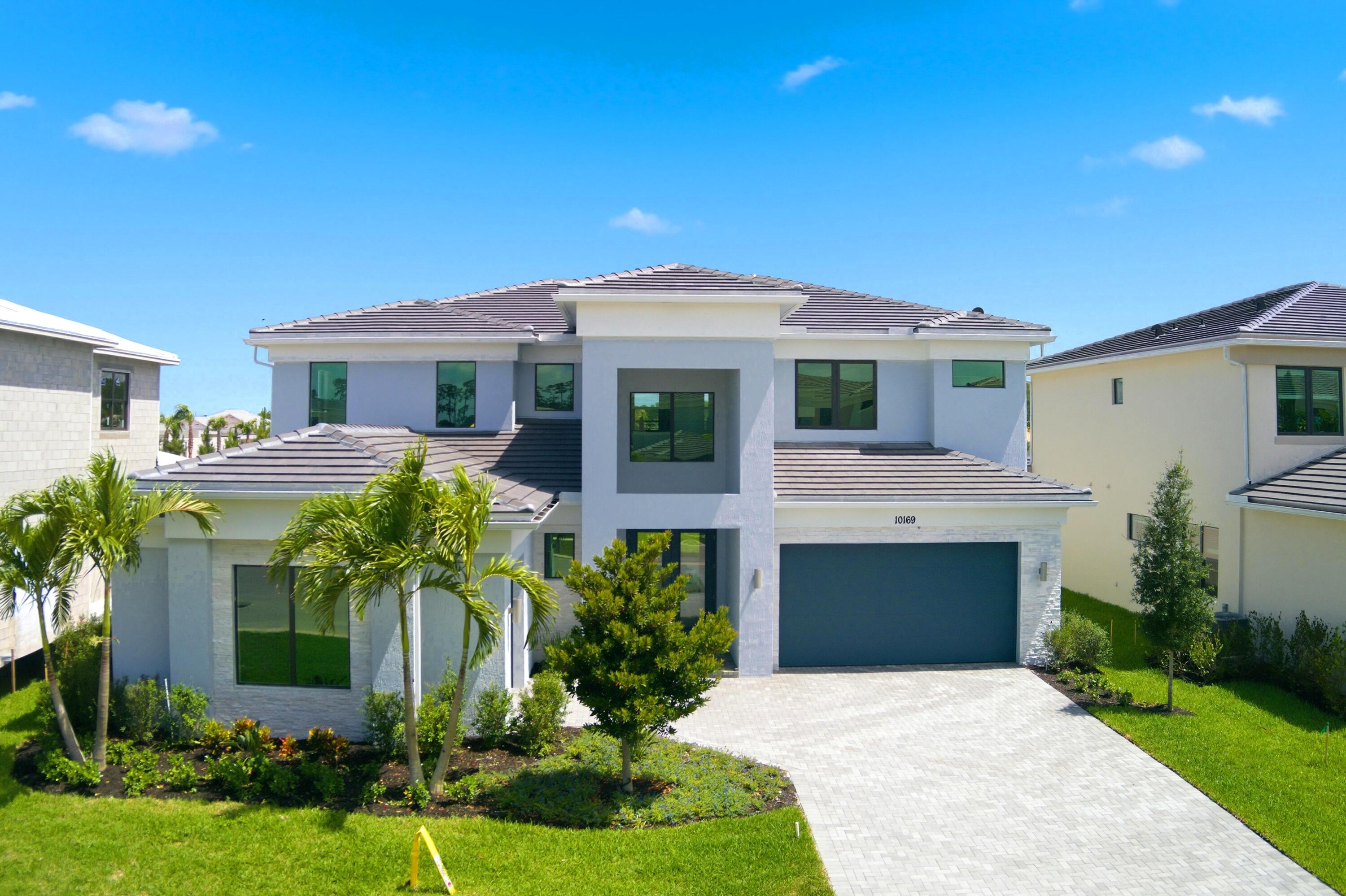 The largest plan in this collection is a sophisticated two-story home with tons of space to live and grow. Off the double-height foyer is a secluded flex space ideal for remote work or exercise. Down the hallway is a free-flowing layout shared among the kitchen, dining room and a sprawling Great Room with a lanai for outdoor entertainment. On the same level is a lavish owner's suite with a spa-style bathroom. Upstairs are the remaining four bedrooms, each with a private en-suite bathroom, along with a spacious media room and loft for additional entertainment space.  Prices, dimensions and features may vary and are subject to change. Photos are for illustrative purposes only.