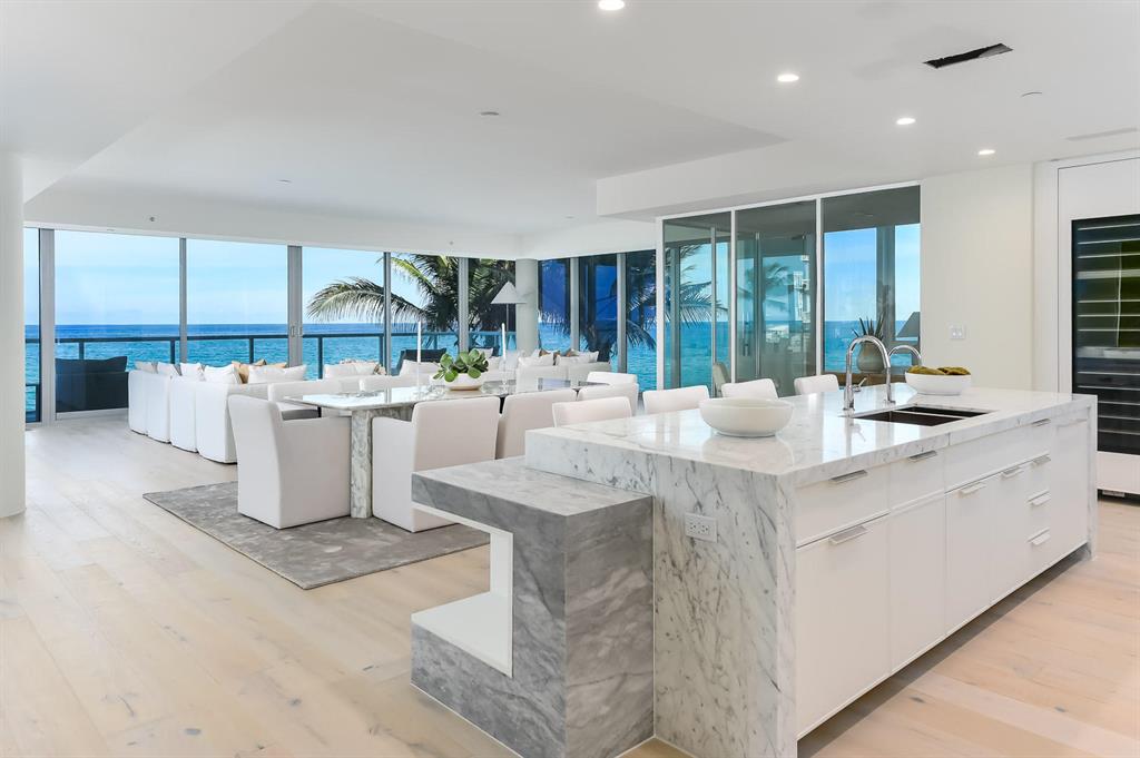 3550 South Ocean construction is now complete.  Enjoy direct panoramic ocean views from this three-bedroom, three and a half bath condo, with floor-to-ceiling windows and doors as well as private outdoor terraces. Other features include a private elevator lobby, European Oak wood flooring, a kitchen with Fanitini faucet, custom statement island of solid stone and Miele appliances.  The building offers luxury amenities including a private beach, pool, sun terrace, virtual and onsite concierge, fitness studio, gated access, private storage and parking, pet park, and much more.