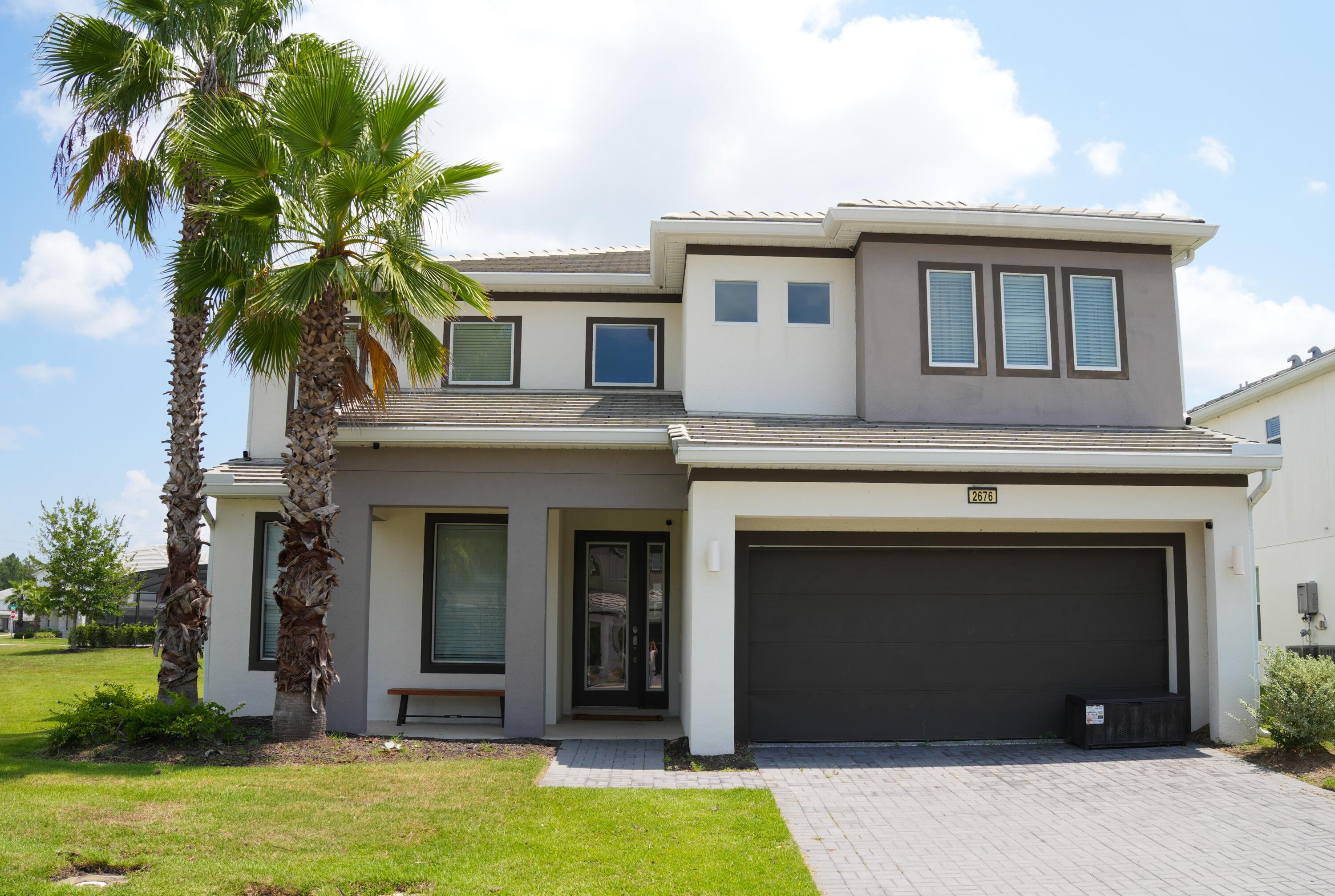 Welcome to Sonoma Resort at Tapestry Phase 1, a gated resort-style community in Kissimmee that allows both owner occupancy and short-term rentals, subject to current HOA rules and regulations. This turnkey, fully furnished vacation home offers 5 bedrooms, 5 full bathrooms, 3,067 sq ft of living space, themed bedrooms, an open living area, kitchen island, and two main-level bedrooms for added flexibility. Enjoy a private screened pool, in-ground spa, open and screened patio space, and a 2-car attached garage. All furniture, décor, and appliances shown in the MLS photos are included, making this home ready to enjoy as a vacation retreat or use as an investment property. Conveniently located near Walt Disney World, Central Florida attractions, shopping, dining, and major roadways.  All furniture, décor, and appliances shown in the MLS photos are included in the sale, making this property ready to enjoy as a vacation retreat or use as an investment opportunity. Buyer to verify HOA, leasing rules, short-term rental requirements, fees, room measurements, pet restrictions, and any information deemed important.