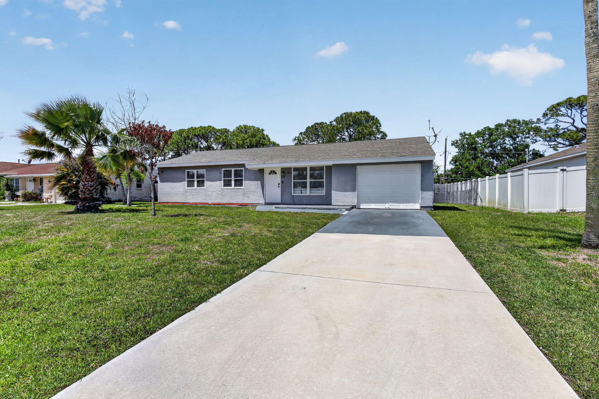 Charming 2 bed / 2 bath home with modern updates and big outdoor potential. Inside, you'll find an updated kitchen with contemporary finishes and updated bathrooms—clean, move-in ready spaces that blend style and function. The 2018 roof gives added peace of mind, and the well-maintained interior flows easily for everyday living or entertaining.   Outside, the oversized lot is a standout—plenty of room to add a pool, a shed, and a hot tub while still leaving yard space for gardening or play. Ideal for buyers looking for a turnkey home with future expansion possibilities.