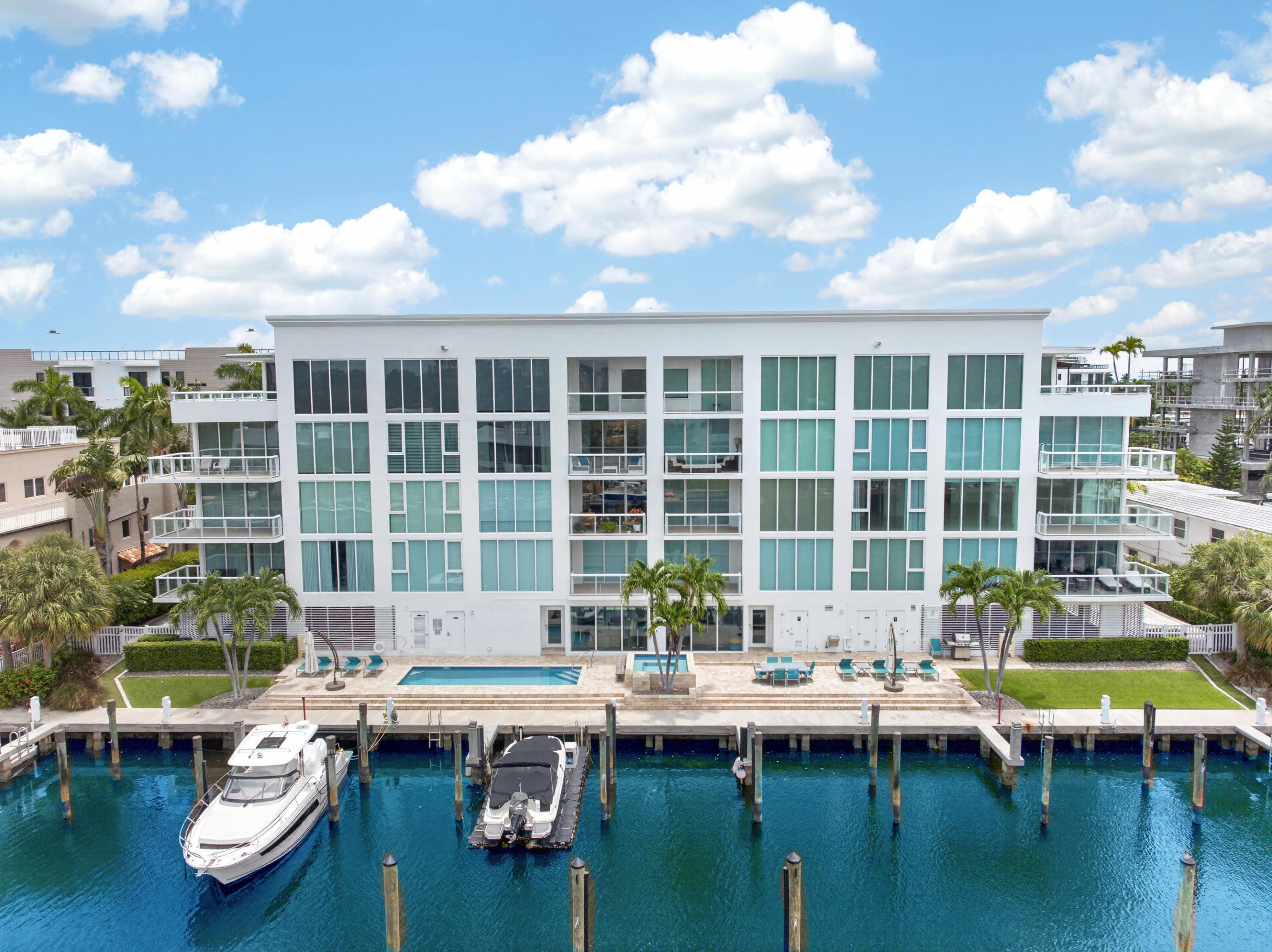 Live the ultimate Las Olas lifestyle in this fully furnished 4th-floor waterfront residence, perfectly positioned within walking distance of renowned dining, boutique shopping, entertainment, and vibrant nightlife. Located in an exclusive 5-story boutique building, this stunning condo features a semi-private elevator with private foyer entry, floor-to-ceiling windows, and an expansive balcony overlooking the wide side waterway, perfect for enjoying passing boats and waterfront views. Enjoy secure gated garage parking with EV-charging capability, a private storage room, resort-style amenities including a pool, spa, and fitness center, plus a 50' boat slip with water and electric. No fixed bridges provide effortless ocean access, making this a true boater's paradise in the heart of Fort Laud