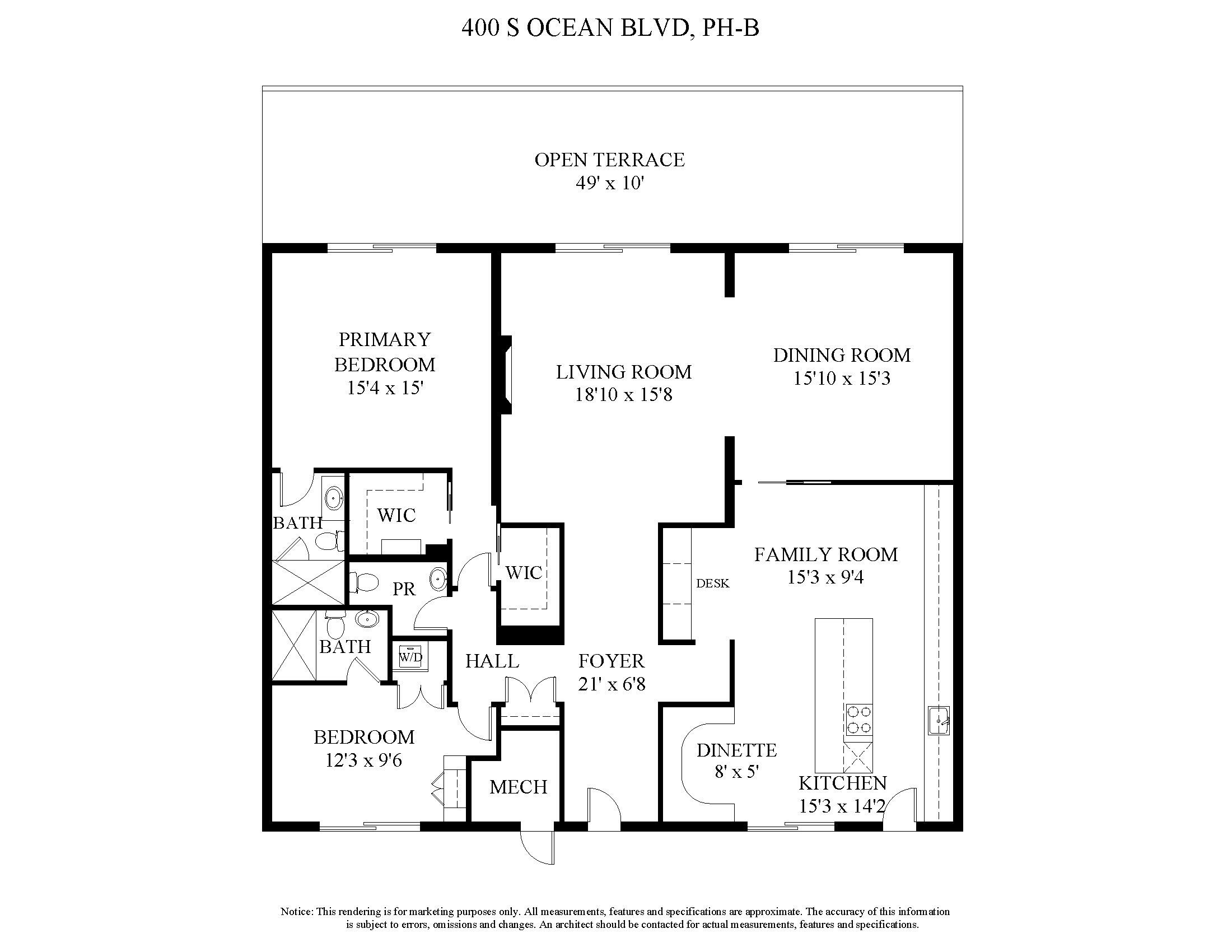 FOUR HUNDRED SO OCEAN BLVD CONDO - Residential