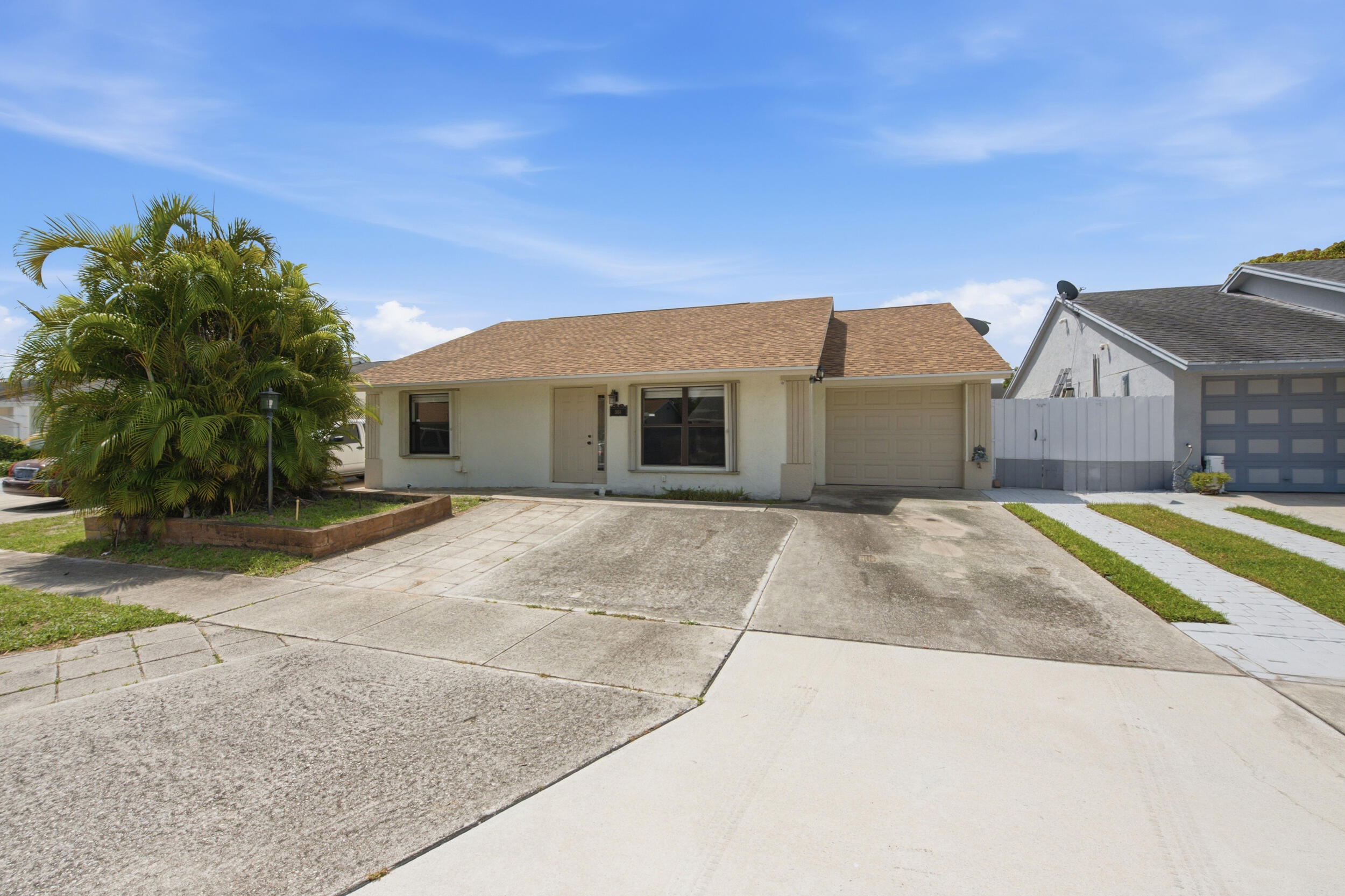 Move right into this beautifully updated 3-bedroom, 2-bath home with a possible 4th bedroom, offering the perfect blend of comfort, style, and value! Major improvements provide peace of mind, including a new roof, new A/C, new HVAC air ducts, and a new electrical panel—all completed in 2023.  The remodeled kitchen is designed to impress with abundant cabinetry, stainless steel appliances, and plenty of workspace, while the updated bathrooms feature modern finishes. Inside, you'll love the open feel created by vaulted ceilings, elegant crown molding, and ceramic tile flooring throughout. The desirable split-bedroom floor plan offers added privacy, with flexible space that can easily serve as a fourth bedroom, home office, playroom, or fitness area.    Step outside to enjoy the privacy-fenced backyard—perfect for entertaining, pets, or simply relaxing.  The best part? Enjoy an incredibly low HOA of just $45 per month, with the flexibility to rent the property immediately, making this an excellent opportunity for both homeowners and investors. Conveniently located near shopping, dining, schools, parks, and major highways, this home truly checks all the boxes. Schedule your private showing today!