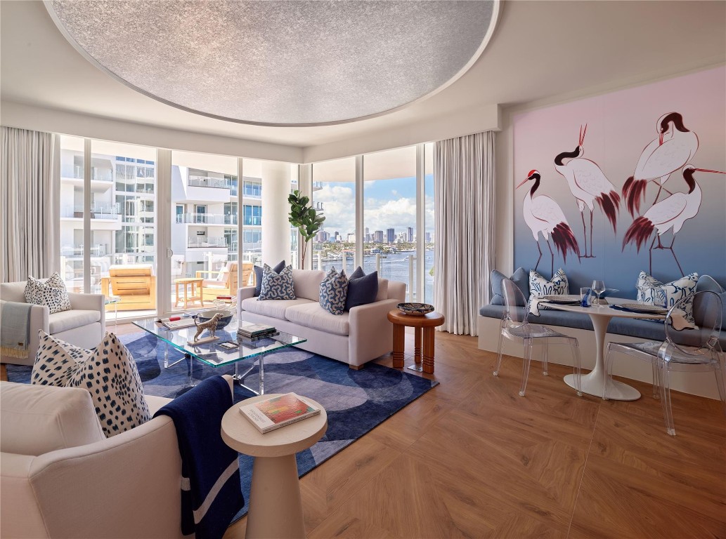 Azul Residence 704 is a stunning home set within the iconic Pier Sixty-Six. This home features an elevated coastal design with floor-to-ceiling glass windows in every room, capturing the breathtaking Intracoastal, ocean, and city views. Thoughtfully designed with refined finishes and a spacious, light-filled layout, this residence embodies the sophistication of the iconic Pier Sixty-Six lifestyle. Owners enjoy an unmatched resort lifestyle with 3 pools, 12 dining venues, private club spaces, a Kids Club, full-service marina with exclusive owner benefits, on-site retail, a 7,000 sq. ft. fitness center, and a 13,000 sq. ft. state-of-the-art spa. A truly exceptional offering.