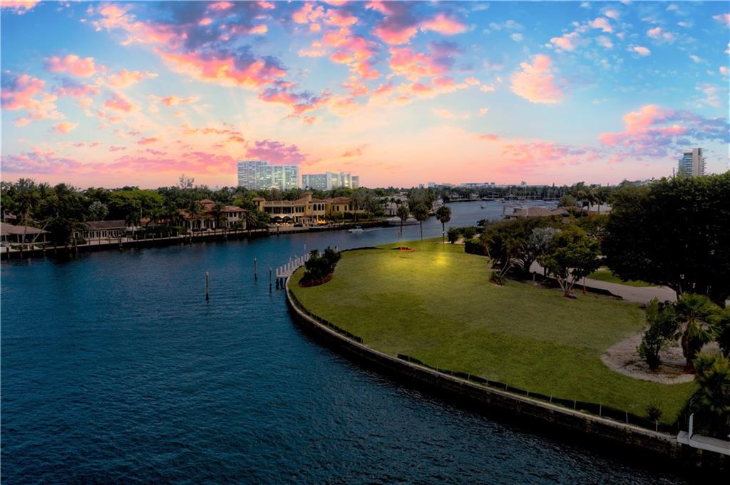 The one remaining lot of this iconic land assemblage!   Lot 9 of this Estate is serenely and desirably located in the heart of guard-gate secured Harbor Beach (with it's own private beach club and marina)! Offering 130 ft of prime direct intracoastal water frontage & one of Fort Lauderdale's finest wide intracoastal open views! Presenting a unique opportunity to develop 12,953± SF parcel.  130 ft of waterfrontage x 125 ft deep x 76 ft street facing. Existing waterfrontage depths range from 9'± to 13'±  Visit this incredible property to appreciate the true scope of rarity & value of real estate that cannot be duplicated!