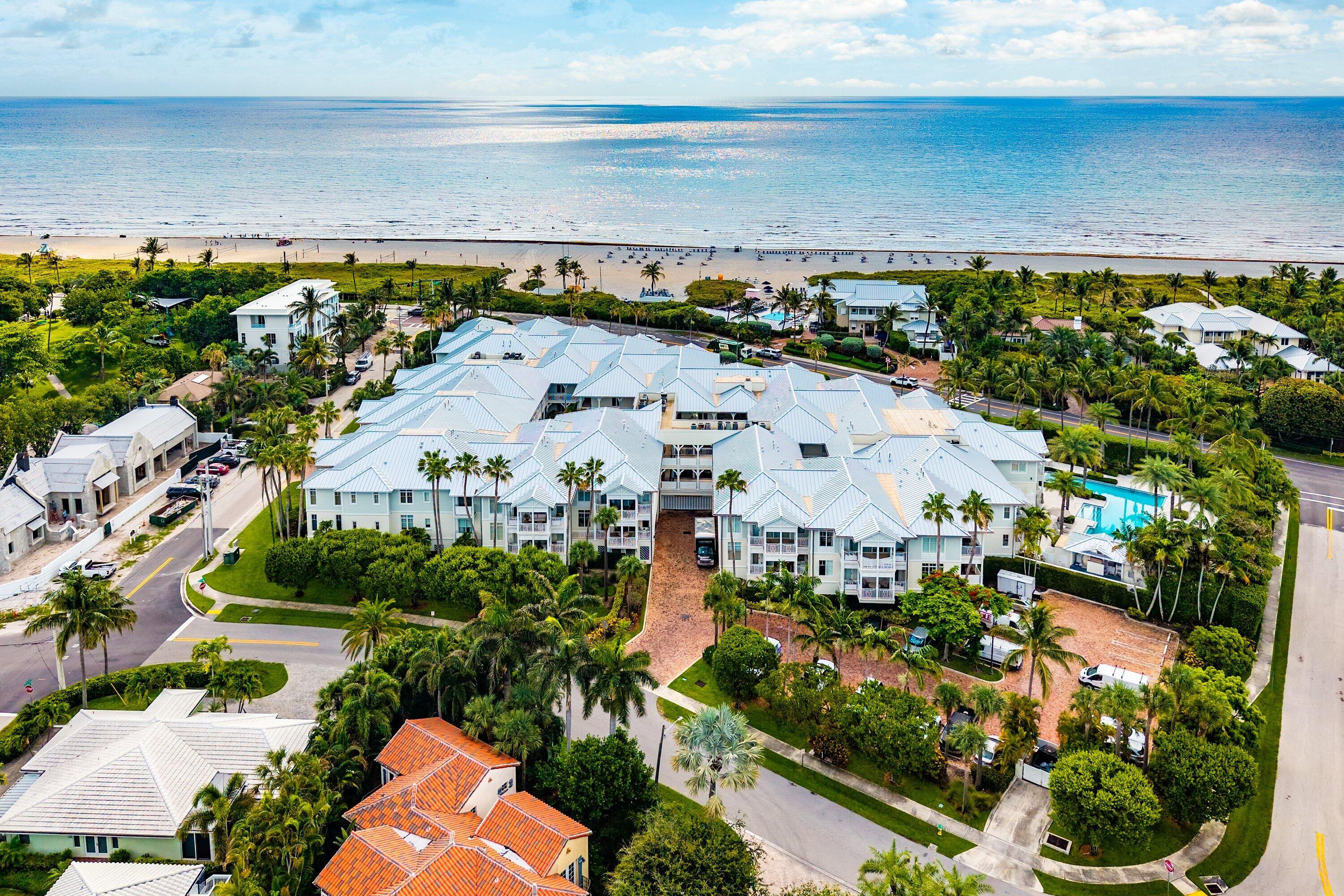 An effortless coastal lifestyle awaits at Seagate Residences, where exclusive club privileges and full-service amenities are paired with the unmatched convenience of being just moments from both the Atlantic Ocean and vibrant Atlantic Avenue. Residents enjoy an exceptional collection of amenities, including daily concierge service, 24 hour-security, valet services, a resort-style swimming pool, conference and meeting facilities, beautifully maintained common areas, and the ease and security of luxury living. Also offered with the purchase is exclusive membership to the coveted Seagate Beach Club, without the customary initiation fees, providing access to private beachfront amenities, oceanfront dining, attentive service, and one of Delray Beach's most sought-after lifestyle experiences. This beautifully appointed three-bedroom, three-bath residence offers spacious, light-filled interiors, refined finishes, and expansive living and dining areas that flow seamlessly to private terraces. The well-appointed kitchen is designed for both casual dining and sophisticated entertaining, while the generous primary suite features a built-in desk and vanity area, abundant closet space, and a luxurious bath with dual vanities. Two additional en-suite guest bedrooms provide exceptional comfort and privacy for family and guests alike. Complete with two garage parking spaces, private storage, and the convenience of a pet-friendly building, this exceptional residence offers an unmatched blend of luxury, convenience, and coastal living.
