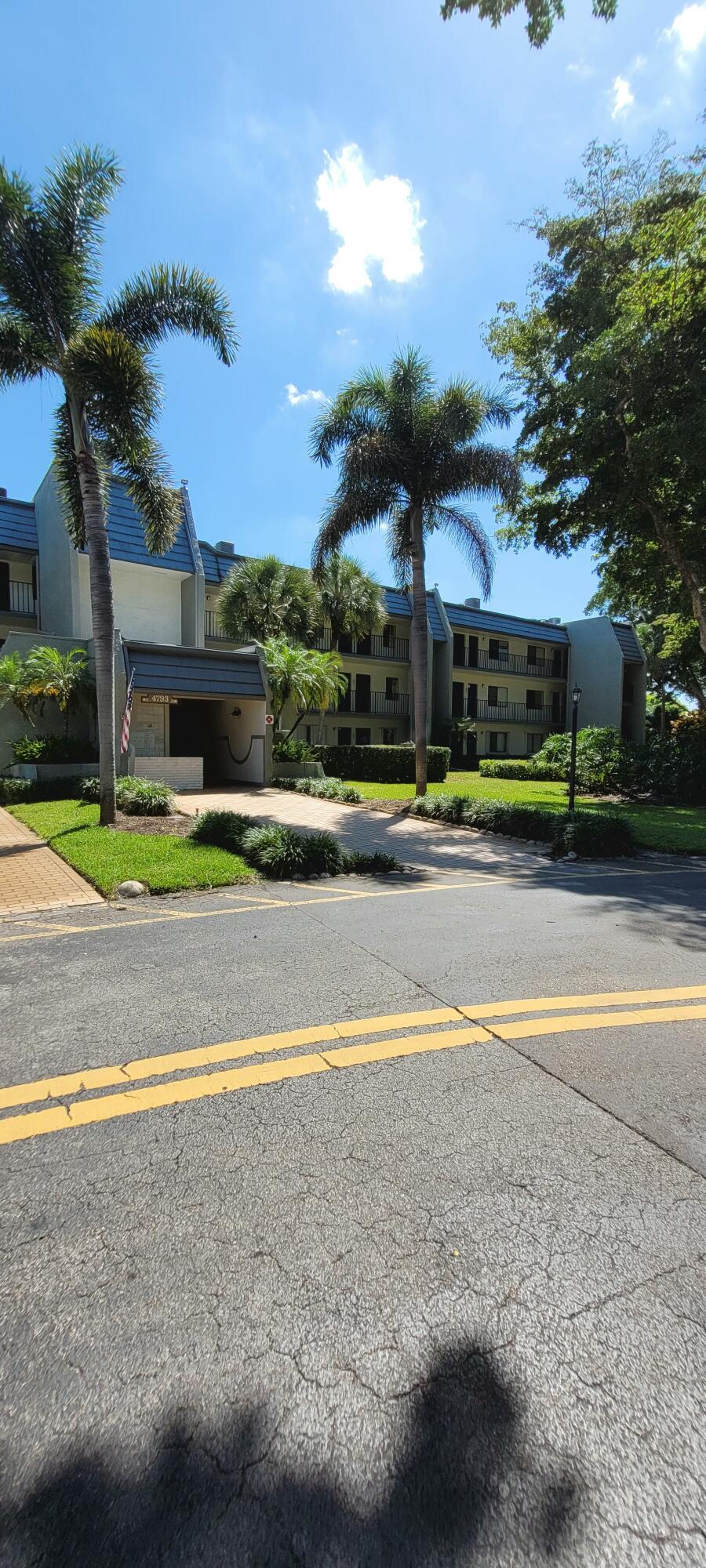 Very clean and well kept 2 bedroom, 2 bathroom condo located within a senior living section gated community of The Fountains Country Club. This 2nd floor condo spans approximately 1005 square feet and offers an open living space ready for your personal customization. Located close to entertainment, restaurants, shopping, and the beaches.