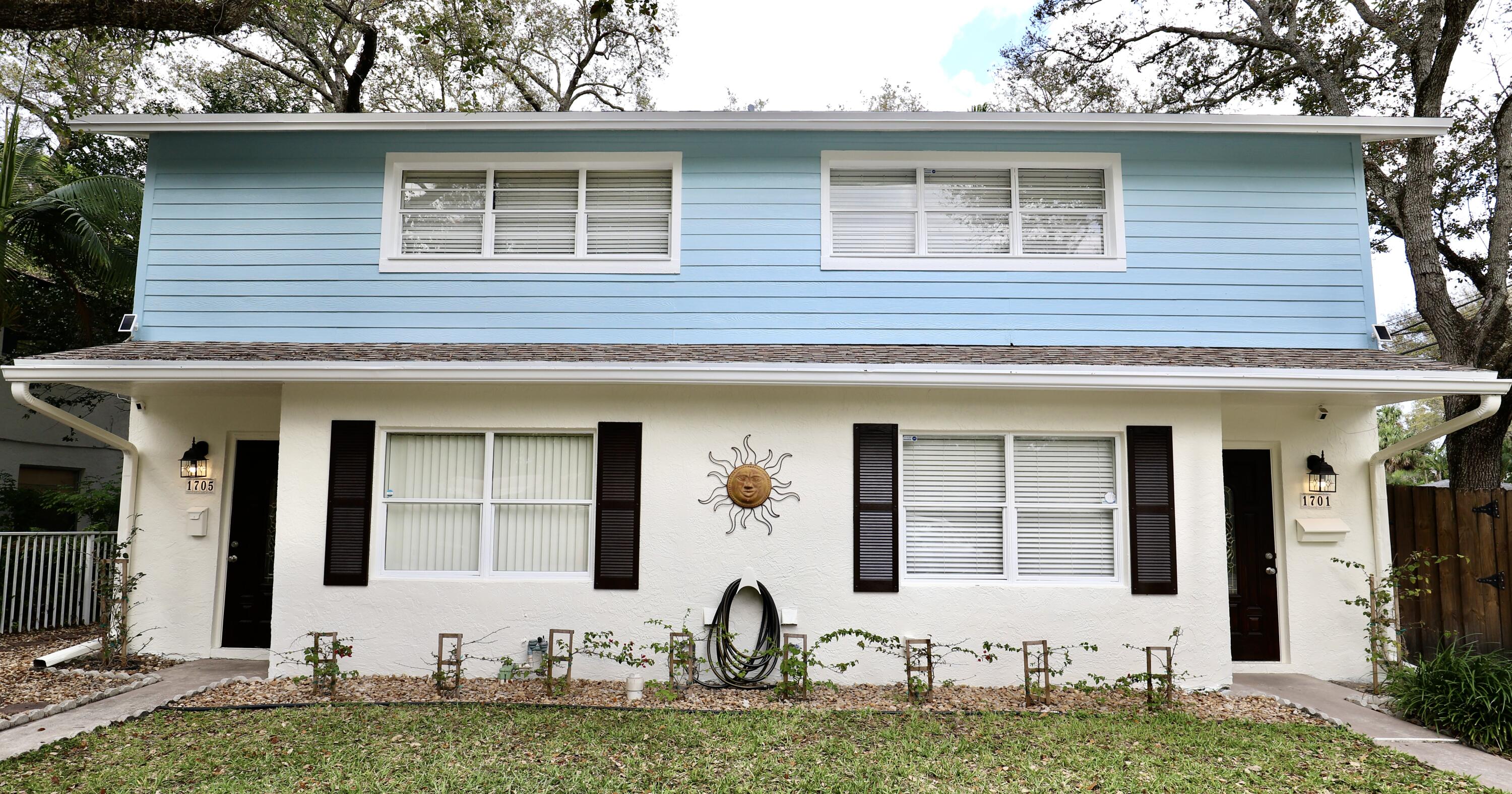 Great Investment Short Term Rental Airbnb Townhouse Duplex. Beautifully updated featuring contemporary finishes throughout, including stainless steel appliances, granite and quartz countertops, and renovated bathrooms. Each unit offers its own washer and dryer for added convenience. Located  minutes from I-95, the cruise port, airport, downtown, marina, and an array of  restaurants and entertainment. Perfect opportunity for owner-occupants—live in one unit and generate income from the other—or maximize returns with short-term rentals on both sides. Unit 1705 is currently occupied with a  month-to-month tenant. Sold Fully Furnished as operating Short Term Vacation Rental Business. Property made over $85k Gross Income last year.