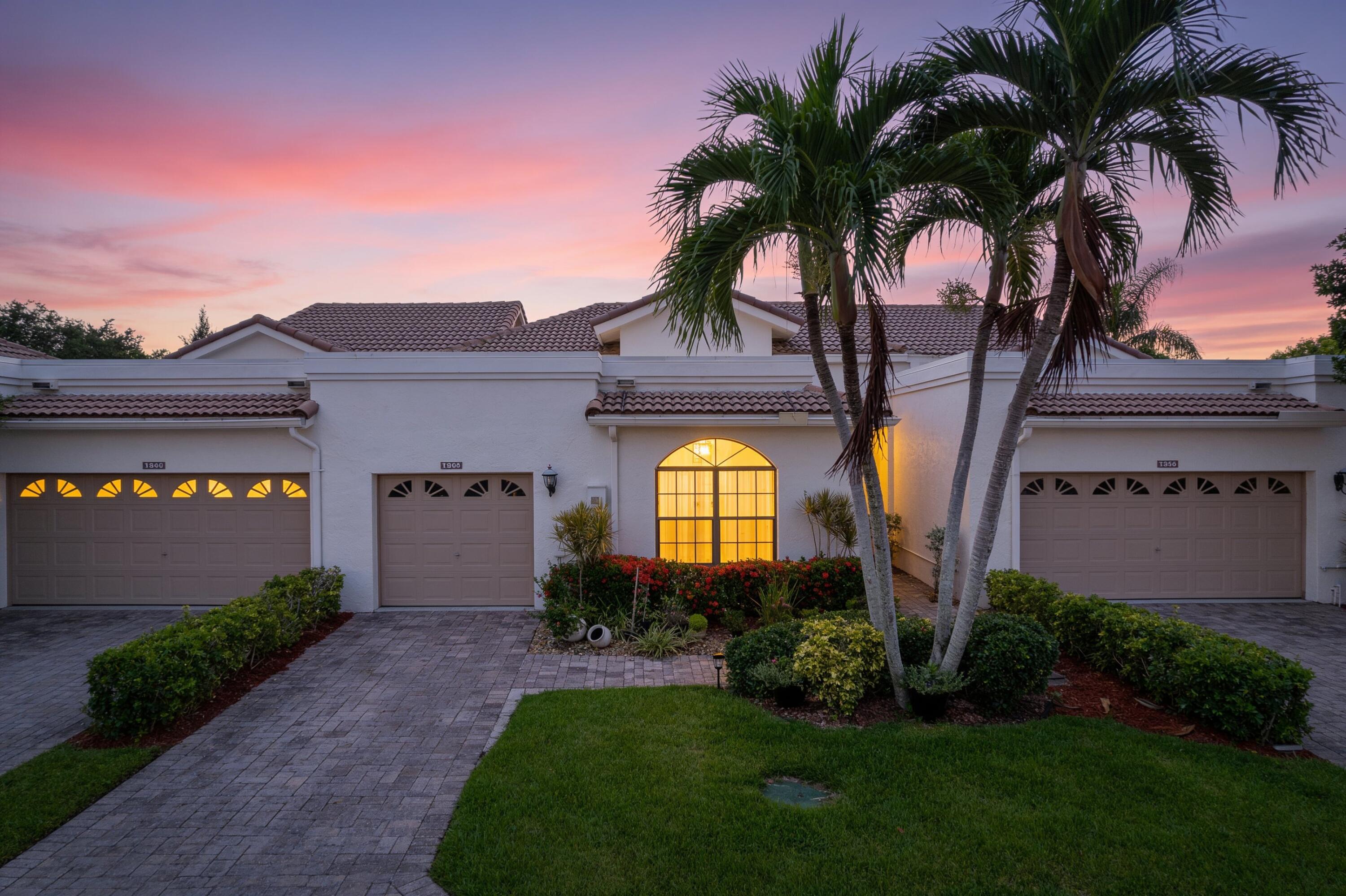 ABSOLUTELY GORGEOUS VILLA | PRESTIGIOUS MONTEGO BAY, BOCA POINTE | Spacious Floor Plan | Dramatic Volume ceilings | Abundance of Natural Light | LED Recessed Lighting | Freshly Painted | Large Florida Room | Bonus In-Home Office | Large Primary Suite | Walk in Closet | Ensuite, Dual Sink Vanity, Soaking Tub & Glass Shower | Eat- In Kitchen | White Wood Cabinets | Granite Counters | S/S Appliances | Breakfast Nook | Panty | Immaculate Manicured Landscaping | Quite Backyard | 1 Car GA & Driveway | Resort Like Amenitis Offer, Clubhouse, Fitness center & Pool | Optional Boca Pointe Country Club Membership | Gated community with security patrol | Low HOA Fees | Prime Boca Raton Location, Minutes to Town Center Mall, Beaches, Mizner Park | Top Rated schools | AC 2020 | WH 2007