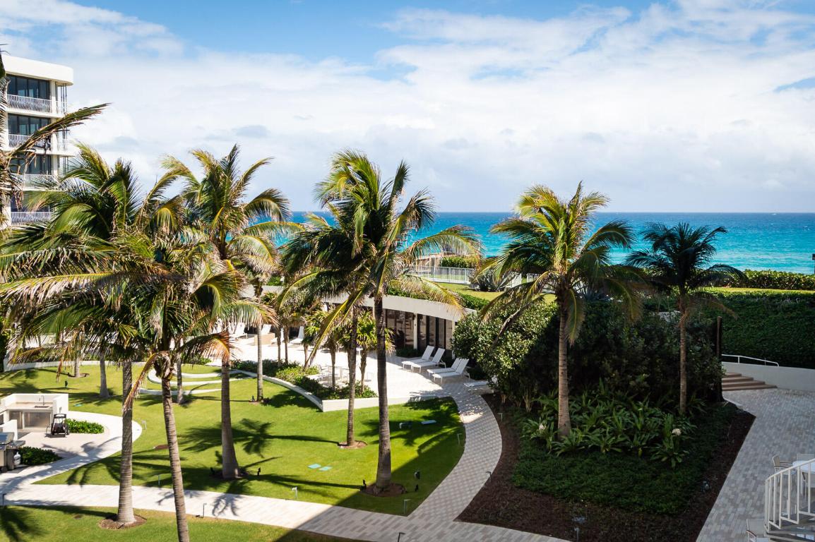 Pristine 3BR/3.1BA condominium in beautiful, full-service Oceanfront building located in South Palm Beach. This spacious second floor corner unit features a grand entry way, expansive owner's suite, and a formal living room with floor to ceiling impact windows with breathtaking views of the Intracoastal, ocean, and pool. Filled with natural light and incredible views this unit is perfect for entertaining. Sloan's Curve is a full-service building that offers 24-hour security, full time manager, exercise facilities, tennis courts, resort style pool area, and beach access for residents.