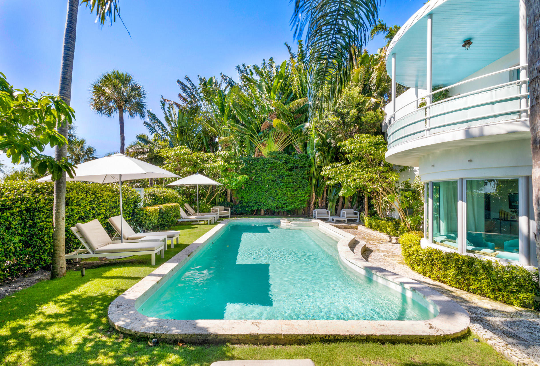 PALM BEACH LAKEFRONT. Expertly renovated by Todd Michael Glaser. ''Nautical Mansion'' originally designed by Belford Shoumate, a beloved architect of Modernism on Palm Beach. Newly re-imagined & expanded: 6,040 SqFt with 6 BR, 6.5 BA, pool, deep water dock & deeded beach access. A truly rare lakefront offering at $14.9MM. 65' of Intracoastal frontage affording lovely views & amazing sunsets. 7.0 NAVD (8.5 NGVD). 14,600+SqFt Lot DISCLAIMER: Information published or otherwise provided by the listing company and its representatives including but not limited to prices, measurements, square footages, lot sizes, calculations and statistics are deemed reliable but are not guaranteed and are subject to errors, omissions or changes without notice. All such information should be independently verified by any prospective purchaser or seller. Parties should perform their own due diligence to verify such information prior to a sale or listing. Listing company expressly disclaims any warranty or representation regarding such information. Prices published are either list price, sold price, and/or last asking price. The listing company participates in the Multiple Listing Service and IDX. The properties published as listed and sold are not necessarily exclusive to listing company and may be listed or have sold with other members of the Multiple Listing Service. Transactions where listing company represented both buyers and sellers are calculated as two sales. The listing company's marketplace is all of the following: Vero Beach, Town of Orchid, Indian River Shores, Town of Palm Beach, West Palm Beach, Manalapan Beach, Point Manalapan, Hypoluxo Island, Ocean Ridge, Gulf Stream, Delray Beach, Highland Beach, Boca Raton, East Deerfield Beach, Hillsboro Beach, Hillsboro Shores, East Pompano Beach, Lighthouse Point, Sea Ranch Lakes and Fort Lauderdale. Cooperating brokers are advised that in the event of a Buyer default, no commission will be paid to a cooperating Broker on the Deposits retained by the Seller. No commissions are paid to any cooperating broker until title passes or upon actual commencement of a lease. Some affiliations may not be applicable to certain geographic areas. If your property is currently listed with another broker, please disregard any solicitation for services. Copyright 2021 by the listing company. All Rights Reserved.