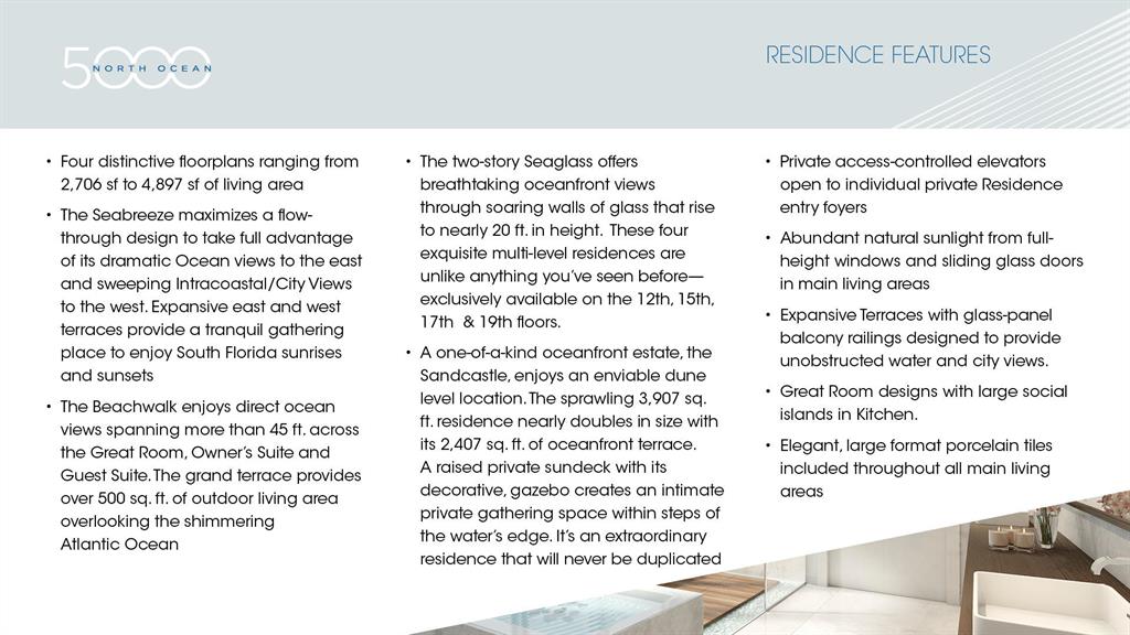 5000 NORTH OCEAN - Residential