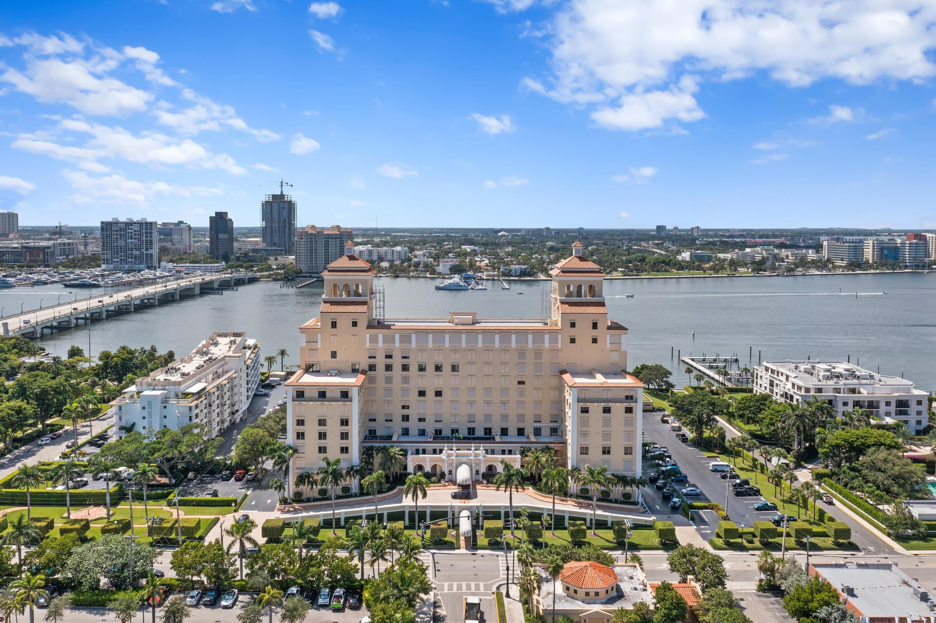 Unbelievable opportunity to renovate and create a truly spectacular and unique apartment at the famed Biltmore, Palm Beach. This combination unit is one of the only in the building with private elevator access as well as an oversized outdoor terrace with views of the Ocean and Breakers Hotel. The floor plan is currently configured as a large one-bedroom but can be converted to a true two-bedroom.  The Biltmore has 5-star amenities which include: a full staff, private oceanfront restaurant & beach club, concierge and owner services, lakefront dock, Olympic size lakefront pool, two tennis courts and much more.