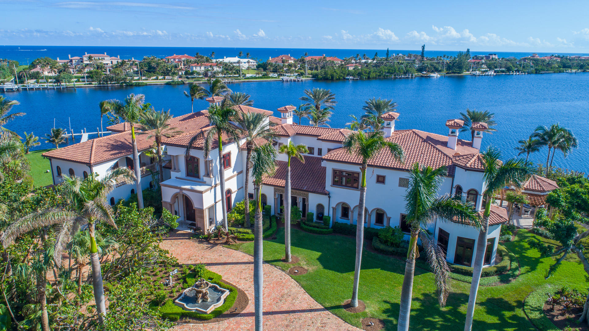 Reminiscent of the Grand Villas in the Hills of Tuscany, this estate commands an expansive Point Manalapan Intracoastal setting. The main house and guest/carriage house embrace a romantic gated motor court entry that is walled and gated for optimal security. The palatial 16,035 total sq. ft. estate affords the discerning buyer privacy and seclusion in a grand setting. This Tuscan-inspired residence pairs old world details and state-of-the-art amenities. The information herein is deemed reliable and subject to errors, omissions or changes without notice.  The information has been derived from architectural plans or county records. Buyer should verify all measurements DISCLAIMER: The written and verbal information provided including but not limited to prices, measurements, square footages, lot sizes, calculations and statistics have been obtained and conveyed from third parties such as the applicable Multiple Listing Service, public records as well as other sources. All information including that produced by the Sellers or Listing Company are subject to errors, omissions or changes without notice and should be independently verified by any prospect for the purchase of a Property.  The Sellers and Listing Company expressly disclaim any warranty or representation regarding all information.  Prospective purchasers' use of this or any written and verbal information is acknowledgement of this disclaimer and that Prospects shall perform their own due diligence.  Prospective purchasers shall not rely on any written or verbal information provided when entering a contract for sale and purchase.  Some affiliations may not be applicable to certain geographic areas. If your property is currently listed with another agent, please do not consider this a solicitation for the listing. In the event a Buyer defaults, no commission will be paid to either Broker on the Deposits retained by the Seller.  "No Commissions Paid until Title Passes."  Copyright 2019 Listing Company. All Rights Reserved.