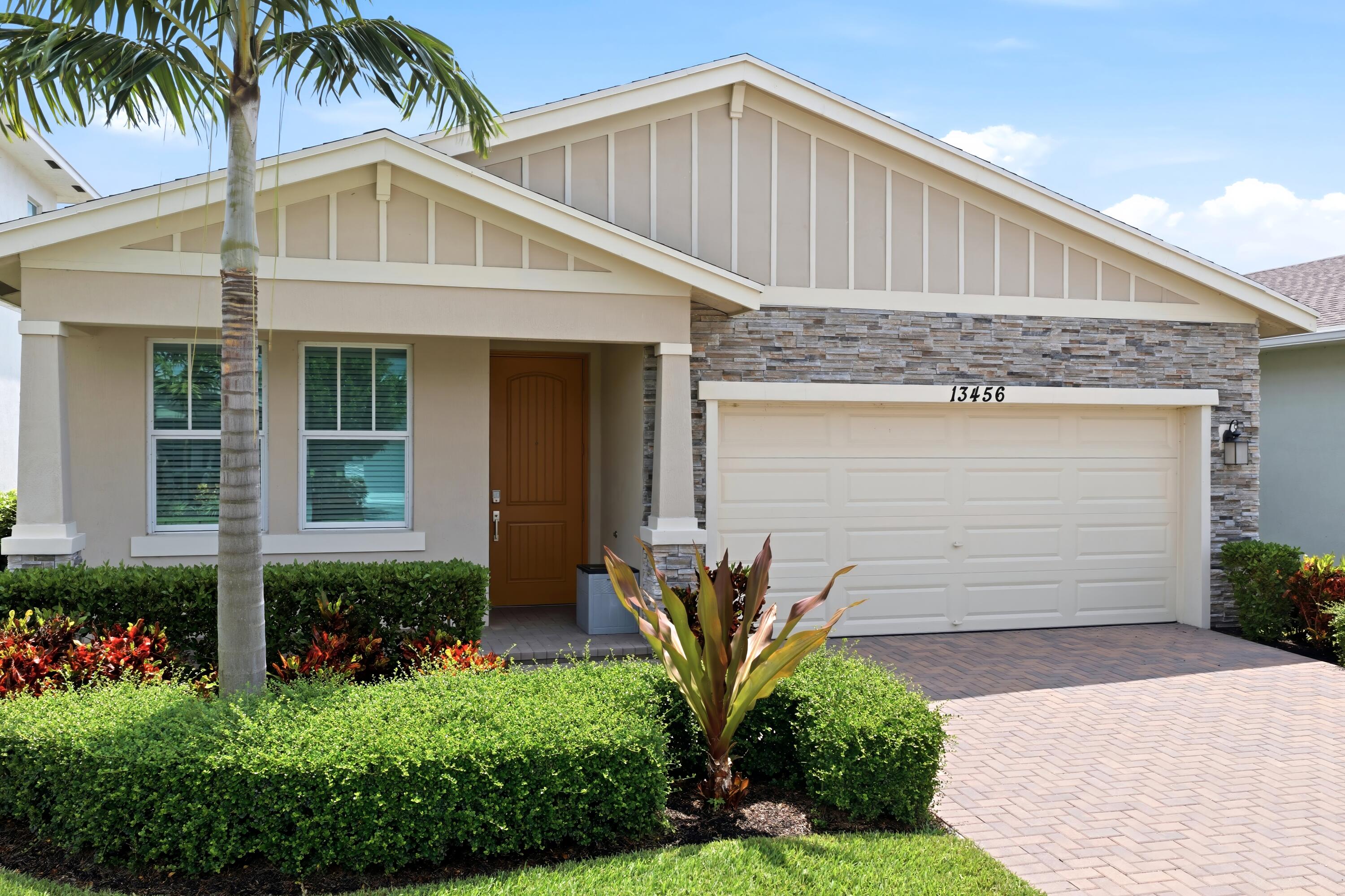 Welcome to easy Florida living in Delray Trails — Delray Beach's premier 55+ active community by Lennar. This 2024-built Lennar 'Woods' floor plan offers 3 bedrooms, 2 baths, and a 2-car garage on a private interior lot, with an open great-room layout, vinyl plank flooring and tile throughout, walk-in closets, complete appliance package, and a full-impact-glass package.  Over $18,000 in Builder Upgrades completed by Lennar.    The brand-new 28,000 sq ft clubhouse is OPEN and active — resort-style pool, fitness center, tennis and pickleball courts, bocce, library, and miles of walking trails.  Monthly HOA includes cable, lawn care, security, and full recreation access — turn-key Florida living.  Minutes to downtown Delray Beach, Atlantic Avenue's restaurants and boutiques, and the ocean.