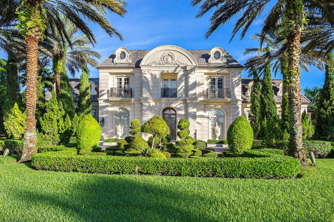 French Regency style residence offers 7 bedrooms, 8.3 Baths and is situated on more than an acre of formal landscaping with an exquisite sculpture garden. Property offers impeccable attention to detail, spacious living area with over 12,000 sqft, custom designed wood flooring and marble throughout. First floor showcases a grand two story foyer that leads to spacious living room with fireplace and entertainment bar, a palatial dining room. Additionally there is a chef style kitchen with adjoining morning room, gentleman's library, exercise room and cinema style home theater. The luxurious first floor master suite accompanies an adjoining ladies study, retreat room and private his and her master baths. 
Second Floor offers 4 guest rooms with a private sitting area plus a staff suite. All bedroom suites have custom wood floors with private baths and spacious built-in closets. The residence is situated on almost one and one quarter acres, with lushly landscaped pool and spa, large loggia, magnificent sculpture garden with reflecting pool to create privacy and the ultimate oasis. All buyers must purchase a mandatory SACC country club membership with annual dues.