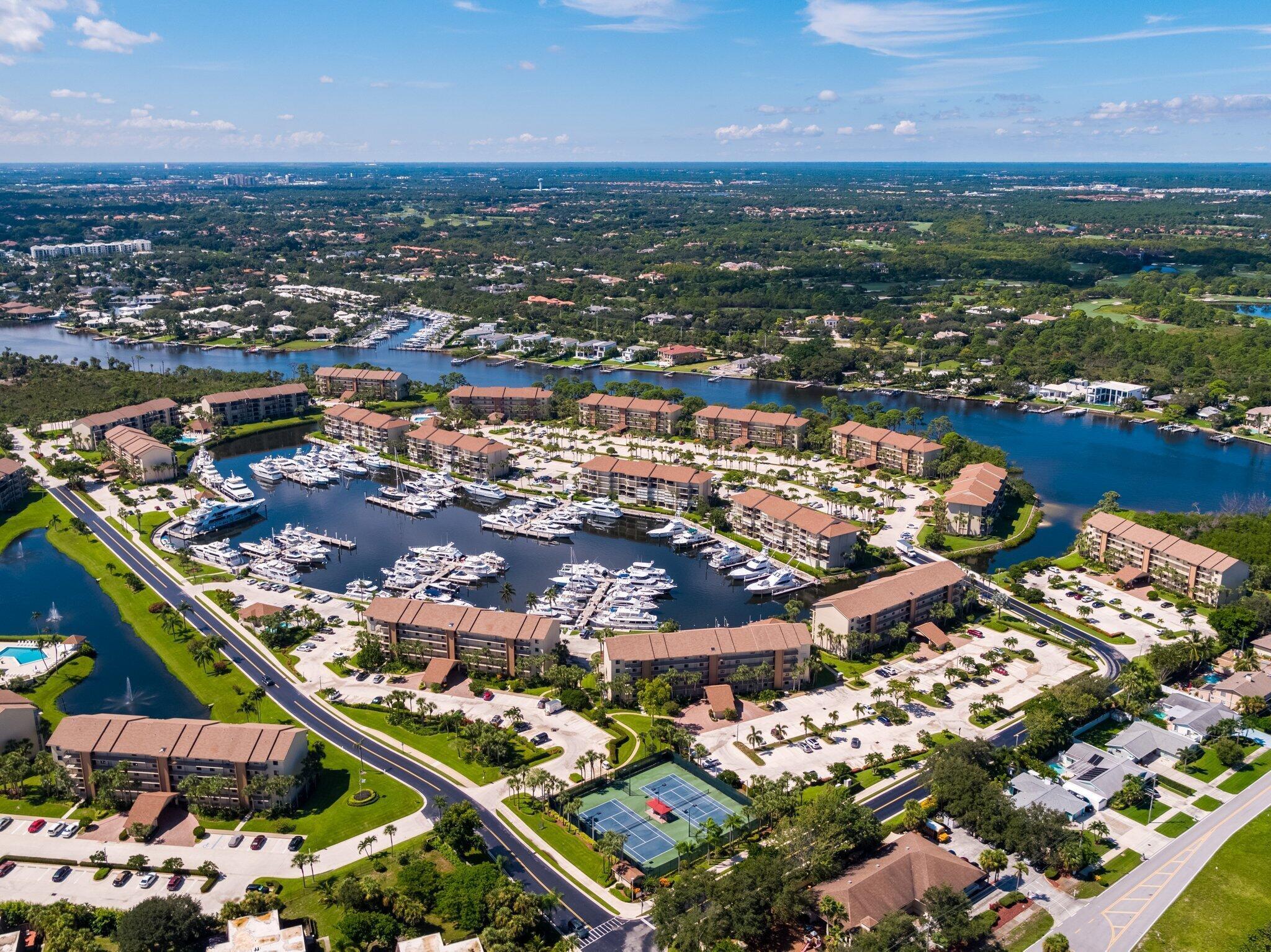 Enjoy your Season here...!! Southwest Exposure marina view. Perfection in peace and serenity. Baby steps to Pool and Tennis. Excellent location in The Bluffs Marina. The Marina At The Bluffs Condominiums are perfectly placed on the Intracoastal Waterway, 0.8 miles from the beautiful blue Atlantic Ocean, within walking distance to a supermarket, pharmacy, restaurants, and more. They offer that true laid-back island feeling, without the hustle and bustle of other condominiums.