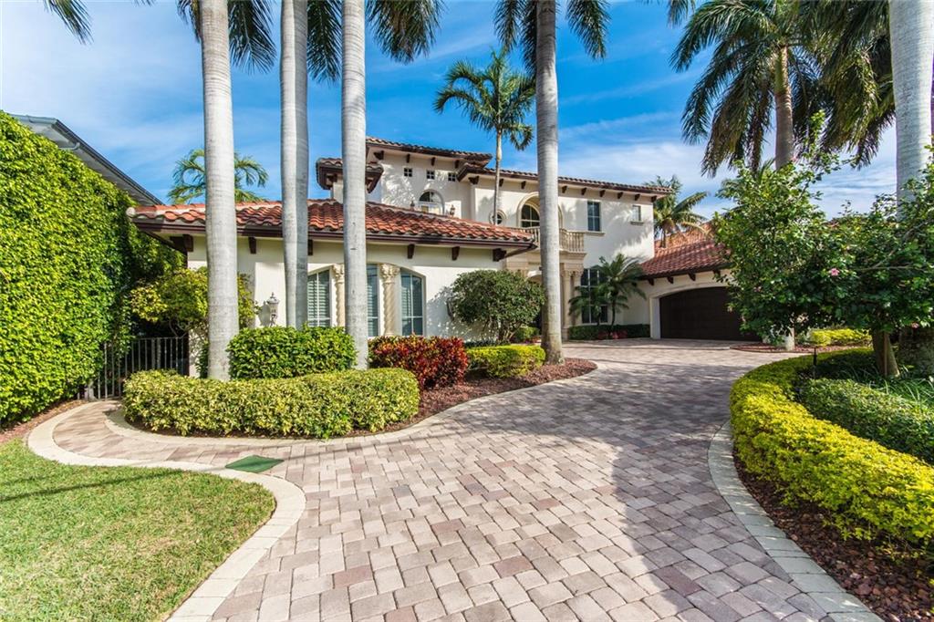 Estate home 100 ft. Direct Intracoastal (no wake zone), new $250,000 concrete and marble dock w/power, elevator, premium construction quality and materials, cherry cabinet kitchen, Anderson impact window/door package, media room, custom built ins, Ocean view from 2nd floor, 4 car garage, Vantage lighting technology, wrap around balconies, outdoor living areas with integrated summer kitchen, his/hers bathrooms, inlaid marble flooring, wrought iron railing. No expense spared.