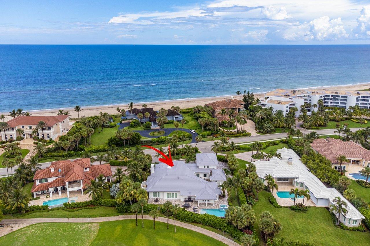 Prestigious Sailfish Point Boulevard 7,600 sf home was taken down to the studs and completely renovated in 2017 and updated again in 2021. This 4 bed, 4.1 bath, 3 car garage pool home boasts two large walk in closets (one with washer & dryer) in the master bedroom with separate sitting room, steam shower and soaking tub. Second washer & dryer in utility room. The kitchen has Wolf appliances, Miele built-in coffee maker & side-by-side Sub Zero refrigerator & freezer. 3 fireplaces. High ceilings. Wine room with 240 bottle wine cooler. Impact windows & doors. Air Conditioned garage. Heated pool & spa. Sold furnished.