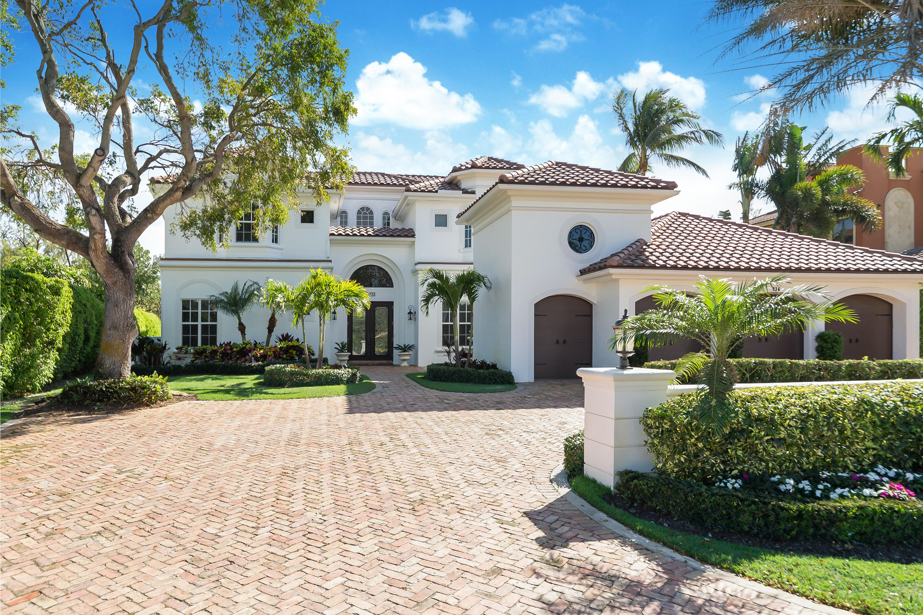 NEWLY PRICED - Exceptionally well maintained custom waterfront home is located on Royal Palm Yacht & Country Club's most desirable street.  The property has 110 feet water frontage with southern exposure and is directly across from a 53.3 acre nature park known as Capone Island with easy access to both the Intracoastal Waterway and Ocean with no fixed bridges. 
The home features a grand foyer entry, 5 bedrooms, 4.2 bath, a formal two story living room with custom ceiling detail, formal dining room, a chef style kitchen with spacious center island, snack bar, granite countertops, gas cooktop & double ovens.  Adjoining the kitchen is the breakfast area and a great room with built-ins & fireplace.  Doors from the family room lead to a screened loggia, outdoor dining area & the BBQ station. M Virtually all rooms offer natural light and spectacular views of the pool, patio and waterway.

Ground floor master suite with his/her walk-in closets, an elegant master bath with marble flooring, spa tub and large walk-in shower.  Also located on the ground floor is a library/home office.  Four additional bedrooms are located on the second floor, one of which is a VIP suite with a large balcony overlooking the pool. There is a 3rd floor observatory. 

The nature preserve lends privacy and tranquility to the entire outdoor living space while the pool & patio deck with its many seating areas is the perfect stage for those who enjoy entertaining.

This home has a 4 bay garage one of which is for golf cart storage, an outdoor cabana bath, an exterior storage room and an abundance of air conditioned interior storage.

Updated features include high impact glass, whole house natural gas generator, new roof (2018) and a freshly painted interior & exterior.

Boca Raton's prestigious address, Royal Palm Yacht & Country Club offers guarded seclusion in a premier location across from the renowned Boca Raton Resort & Club, the Ocean, with Mizner Park's shop & restaurants a short distance away.