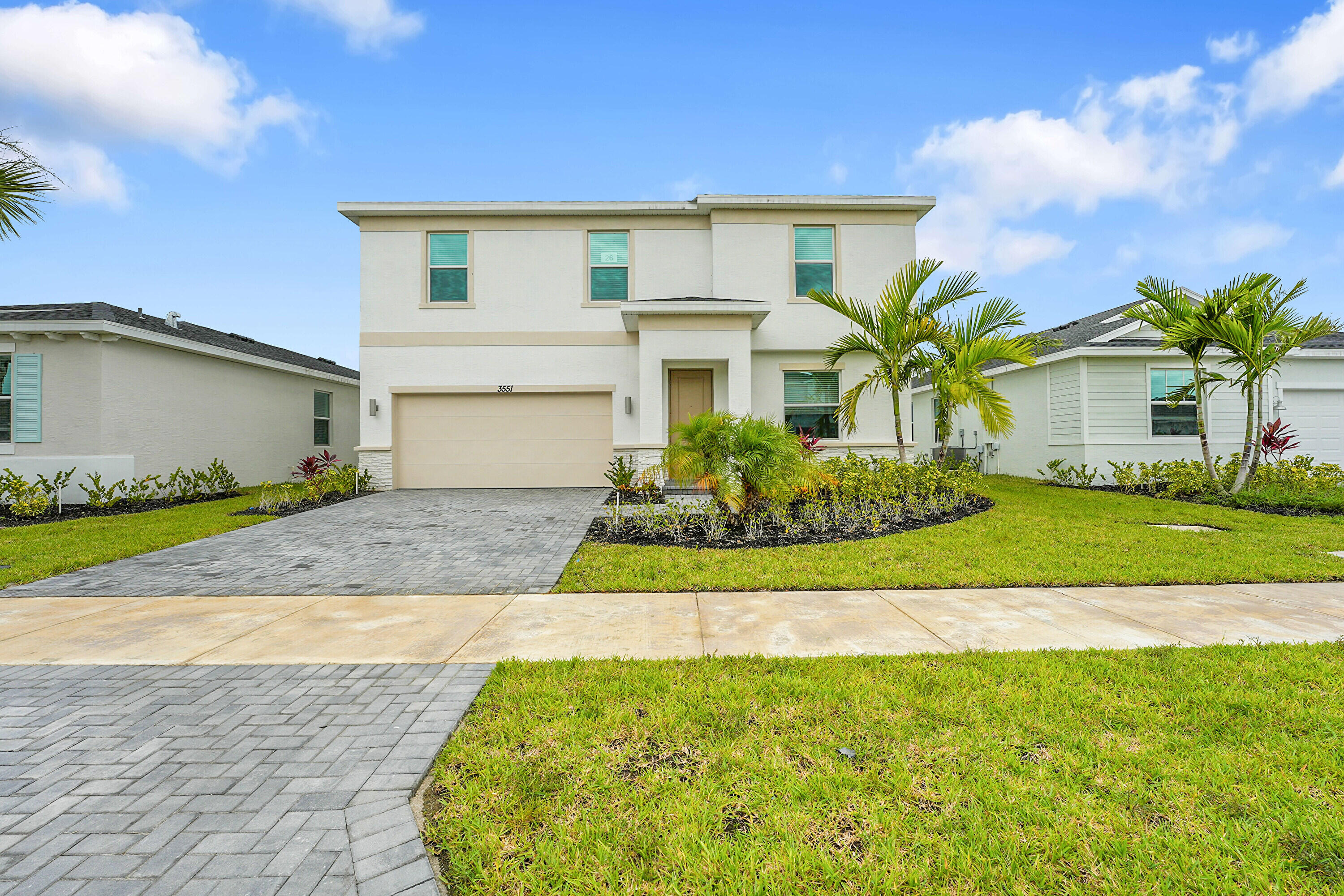 This two-story home effortlessly divides space for comfort and privacy. The first floor showcases an open floorplan among the family room, dining room and kitchen with a center island. A flex space at the front can serve multiple purposes. Upstairs are all four bedrooms, including a loft space and the large owner's suite with a private bathroom.