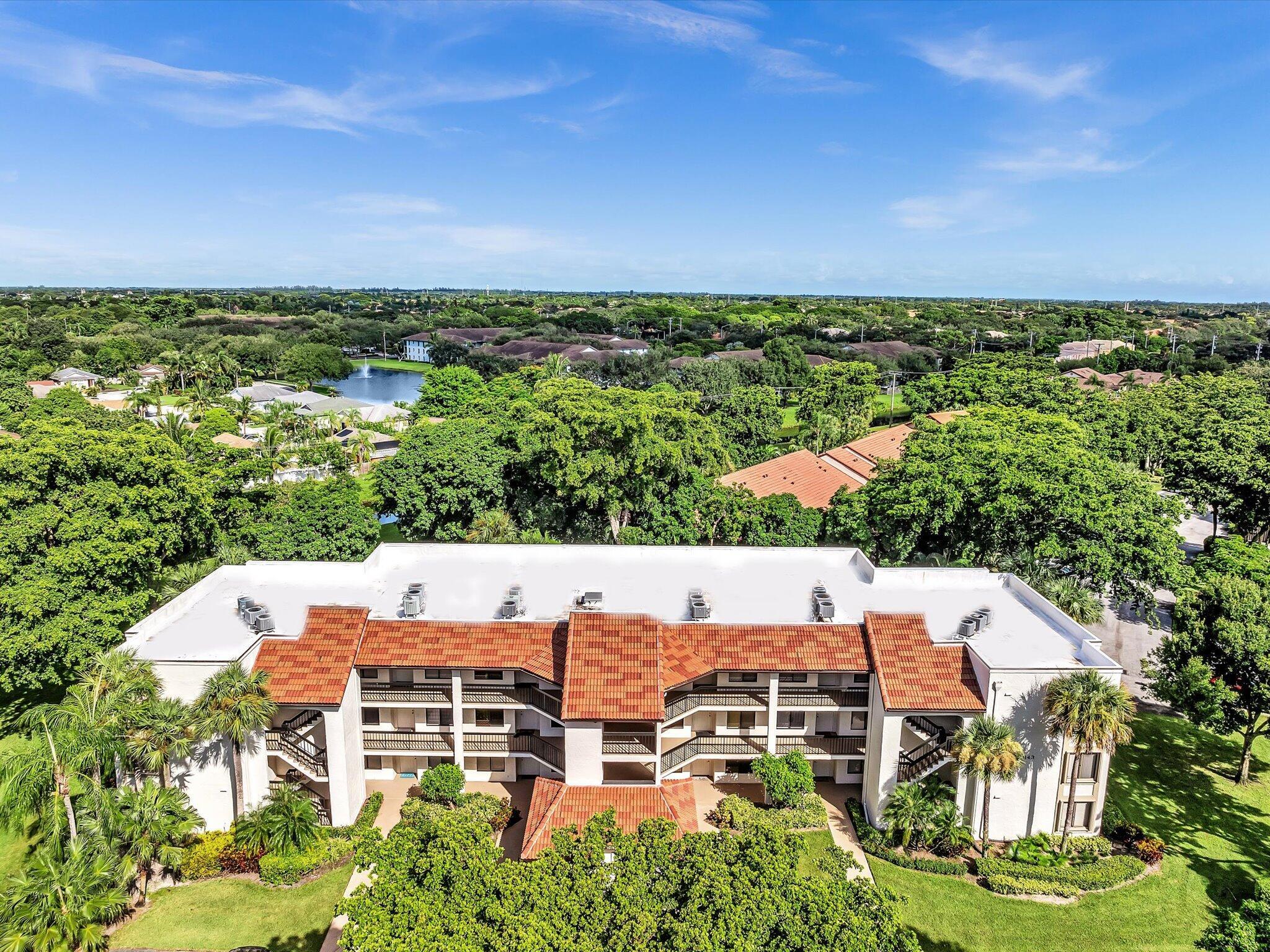 Meticulously maintained 2/2 unit in the picturesque gated and active 55+ community of Banyan Springs. Brand new AC. The enclosed balcony is air conditioned for additional living space. The resort like community is beautifully landscaped and maintained. Some of the amenities include 2 resort like pools, whirlpool spa, tennis, pickleball, bocce ball and shuffleboard. The clubhouse boasts a cafe, fitness center with personal trainer, sauna, indoor whirlpools, shows, events, social clubs, card rooms, billiards, a library and a beauty salon! The community is conveniently located close to shopping, restaurants and approximately equidistant to I-95 and the turnpike. The Fort Lauderdale and West Palm Beach Airports are also within close proximity. Lastly, the beach is only a short ride!