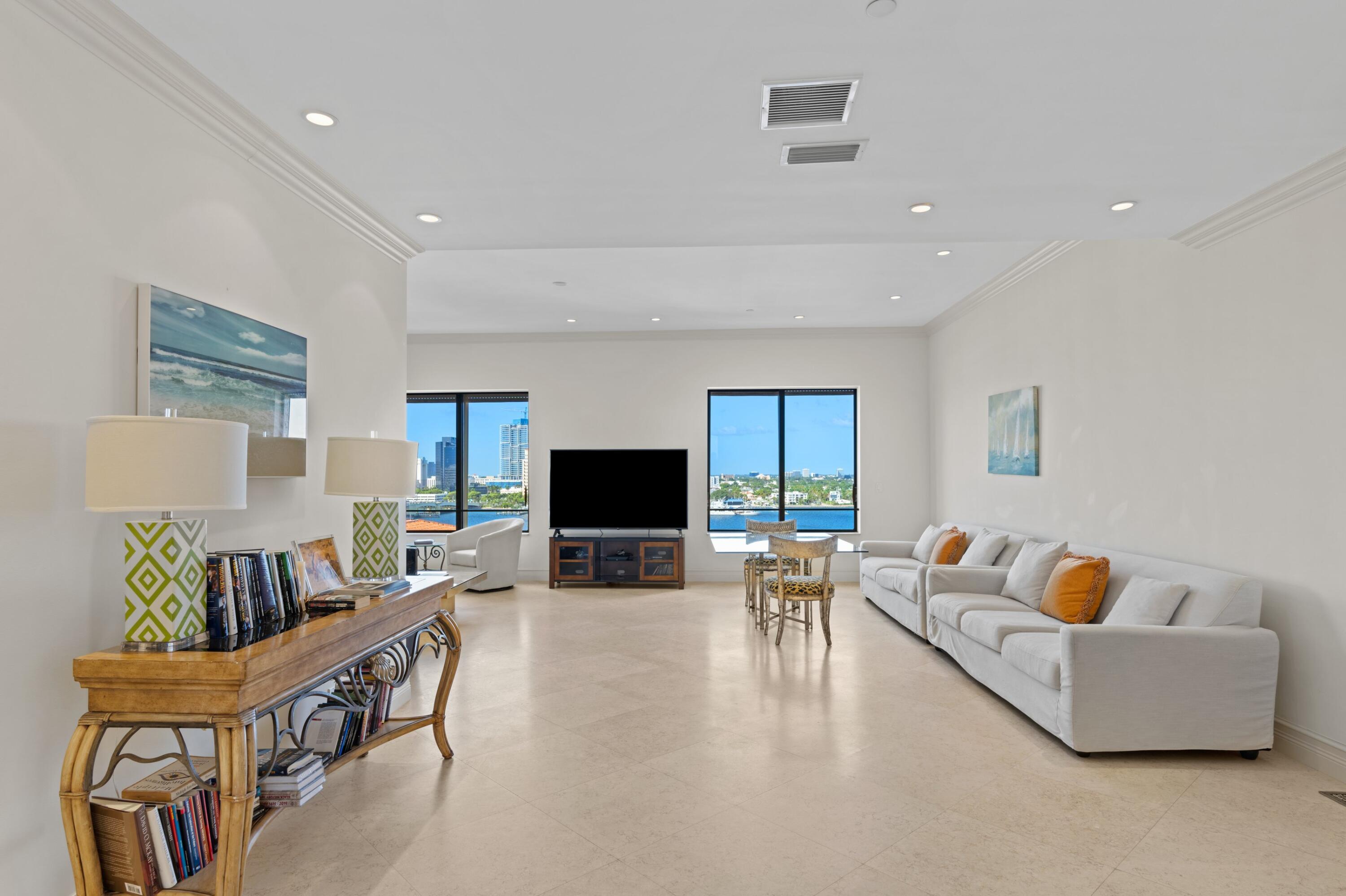 Welcome to Unit 904 at the renowned Palm Beach Biltmore. This 9th floor condo has sprawling westward-facing views of the Intracoastal Waterway and downtown WPB, and stunning eastward-facing views of the Atlantic Ocean and the Breakers Hotel. The Biltmore is the only building on Palm Beach built higher than 6 stories, making this 9th floor unit an extremely rare gem on the island. This spacious 2BR/2BA condo offers nearly 2,000 sq. ft. and lives large with 11-foot ceilings. This condo could easily be converted to a 3-bedroom unit for those that may be interested.  
 
In addition to its premier location, The Biltmore is fully-equipped with amenities ranging from a heated Olympic size swimming pool, a jacuzzi, an on-site marina, har-tru tennis courts, a private beach club with restaurant, fitness center, courtyards, meeting rooms, 24-hour security & doorman, and much more.