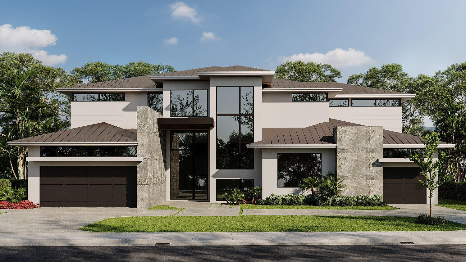 MINT! Your Chic-modern contemporary estate awaits in the exclusive St. Andrew's Country Club. Gottsegen Builders is proud to present another masterpiece with only the finest materials, attention to detail & craftsmanship displayed throughout - estimated to be complete in April 2022!

You are immediately greeted by a sleek Urban façade with a fully custom 3-car garage, alluring & tall beautiful windows, metal roof and trendy porcelain tile exterior finish.

Sprawling over 6,355 square feet, this triple split floor-plan across 6 beds, 5 full baths and 2 half baths has the perfect footprint to suit your needs. The Master Suite is conveniently located on the first level featuring White Macuba Porcelain Tile Floors and your choice of a custom floating staircase or elevator taking you to second level completed with European Oak Hardwood flooring throughout.

You will be so impressed by the volume ceilings & floor-to-ceiling windows throughout the entire home - offering a unique design, tons of natural light & fully equipped with a Crestron Home Automation System - providing superior integration & connectivity with your home.

Your grand chef's kitchen awaits w/ an extensive cooking island displaying rainfall quartzite countertops & a WOLF Gas Range. Miele coffee system, Sub-Zero Refrigerator, custom cabinetry & temperature-controlled wine cooler add the perfect touch.

The Bathrooms are tastefully designed with carefully selected combinations of Quartz/Quartzite countertops, Porcelain Tile Walls and Floors also including a Limestone Crème Matte Finish.

Serene Lake and Golf Course Views from your oversized second floor terrace offering the complete South Florida lifestyle you're looking for. Enjoy your Private, Heated Pool paired with the Outdoor Summer Kitchen equipped with a WOLF Propane Range & Hood, perfect for entertaining! 

Your dream home awaits! Look no further than this lustrous & vivid new construction estate positioned in the superb and prestigious Community of St. Andrew's Country Club. This one truly is . . A must see!