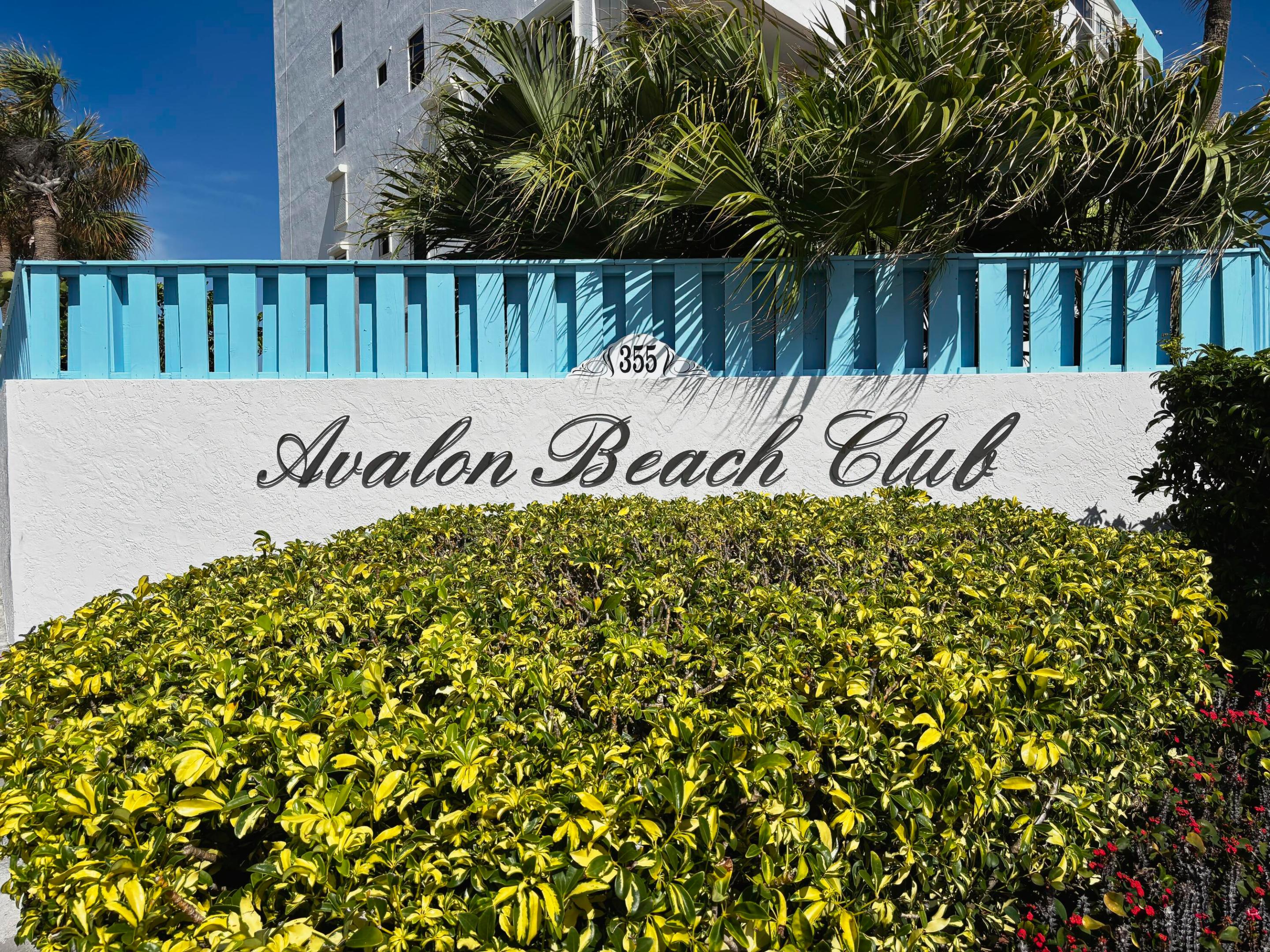 AVALON BEACH CLUB, A CONDOMINIUM - Residential