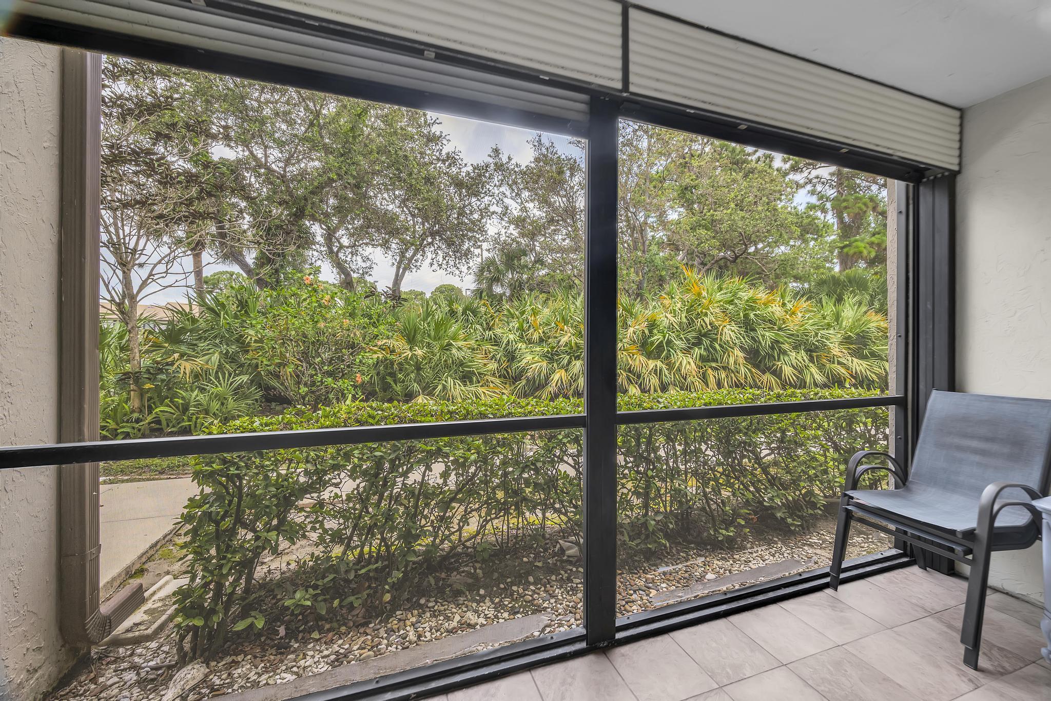 Check out this First Floor Corner Unit!!! Spacious, Bright and clean. 2 Bedroom, 2 Bathroom, with a private preserve view and a 20 second walk to the pool. The community has tennis courts, a clubhouse and a fantastic swimming pool. Updated Bathrooms in the unit and a recent Kitchen Remodel. Minutes from I-95 & the FL Turnpike.