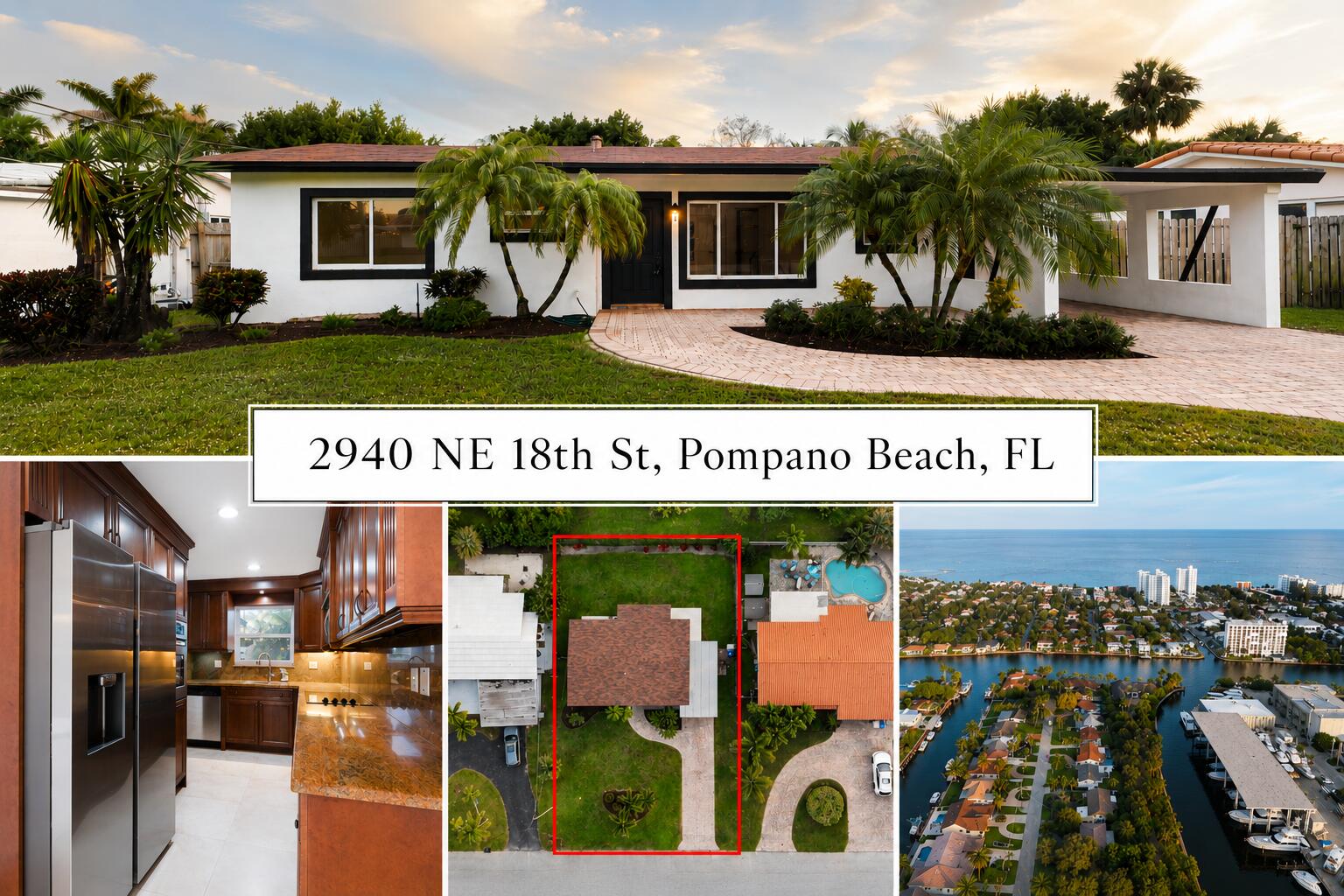 BACK ON THE MARKET & PRICED TO SELL! Now offered at $730,000 — beautifully updated 3BR/2BA home in a prime Pompano Beach location! Tucked away on a quiet cul-de-sac, just steps from the Intracoastal Waterway and minutes to the beach, dining, marinas, shopping & entertainment. Features include hurricane impact windows throughout, stainless steel appliances, updated kitchen & bath, and a spacious fenced backyard with room to entertain, relax, or add a pool. NO HOA! Enjoy added flexibility with no association restrictions. Conveniently located near major roadways, boating, parks, and Pompano Beach's exciting redevelopment, including new dining, shopping, and waterfront destinations. A must-see opportunity!