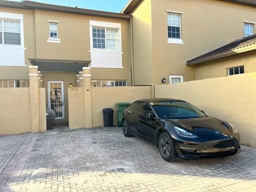 Spacious 2/2.5 two-story townhouse with backyard located in the highly sought-after Cobblestone gated community in West Pembroke Pines. With an excellent school district, shopping, dining, and entertainment.This house features entrances in both front and back. The first floor features a spacious living/dining room area and a large kitchen, adjacent to a comfortable family room. The second floor boasts two master bedrooms, each with a full bathroom. One of the rooms has a walk-in closet and a private balcony. W/D located upstairs for convenience.Cobblestone amenities:  clubhouse, pool, kids' playground, fitness room,. - "Closing must be between July 31st and August 10th due to 1031 exchange deadlines"HOA fees: $315 p/m.2 assigned parking spaces.NOTE: Tenants move out date 05/19/23