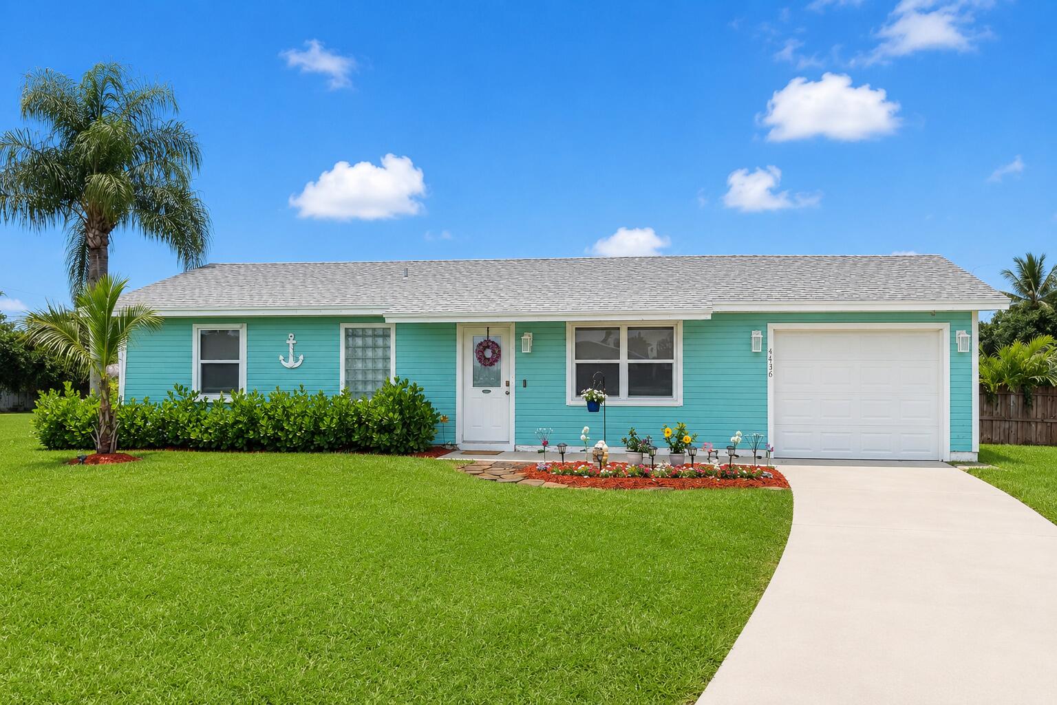 Welcome home to this charming 2-bedroom, 2-full bath single-story home in the desirable Coral Gardens community of Stuart. Offering 960 square feet of comfortable living space, an attached one-car garage, and an efficient floor plan, this home is perfect for first-time buyers, seasonal residents, or investors. Conveniently located near Stuart's beautiful beaches, shopping, dining, and top-rated Martin County schools. Professional interior photos coming soon!