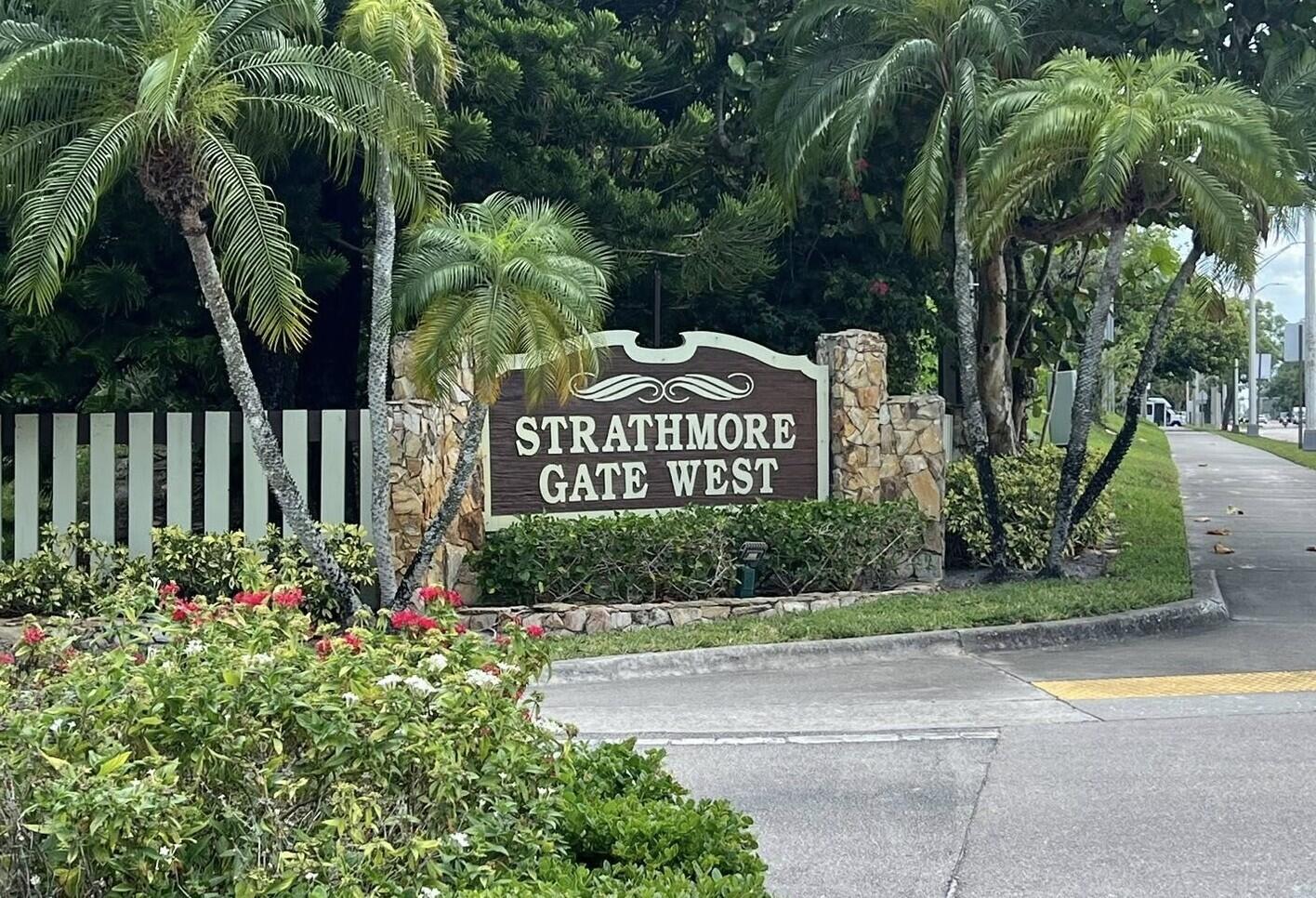 Welcome to Strathmore Gate West, a active adult community in the heart of Royal Palm Beach. This 3-bedroom, 2-bath end unit villa is ready for your personal touches. The home features vinyl flooring throughout, a laundry closet, a fully equipped kitchen with wood cabinetry, granite countertops, & a pantry, & a 2nd bath that was recently renovated. The spacious primary suite offers two closets & a vanity area with double sinks. One assigned parking space included, with ample guest parking available. Residents can enjoy the community clubhouse, fitness center, two heated pools, & numerous social activities. Conveniently located near shopping, dining, parks, & everything Royal Palm Beach has to offer, this charming home is the perfect blend of comfort, convenience, & community living.