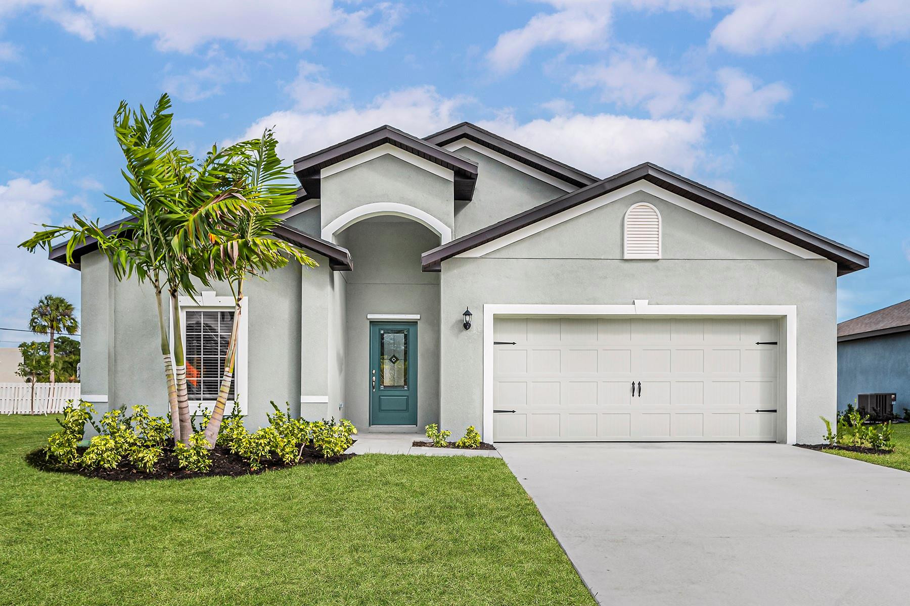Ask about our builder-paid closing costs & no down payment options! The Escambia plan offers a spacious layout perfect for families & guests. This 4-bedroom, 2-bath home features an open-concept design & comes with thousands of dollars in upgrades, including energy-efficient Whirlpool® appliances, expansive granite countertops, beautiful wood cabinets, brushed nickel hardware, & an attached two-car garage. The secluded master retreat includes a generous walk-in closet. Enjoy proximity to Kiplinger Conservancy’s walking & biking trails and a prime location between I-95 and the turnpike, making for an easy commute. Residents also have access to top-rated schools, shopping centers, and local dining, enhancing the convenience of this ideal location. *Appliance models subject to availability.*