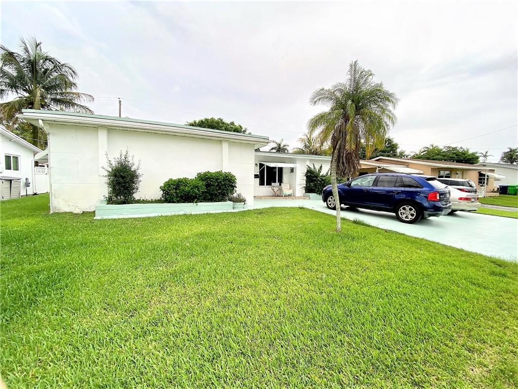 This property is conveniently located just a couple of blocks from University Drive and Sunrise Blvd.. Close to shopping, banks, restaurants, etc. The house has 2-bedrooms, 2-baths with ceramic tile floors, an enclosed Florida Room and double driveway.  It has a new garage door and new kitchen stove. Low HOA fee covers lawn maintenance and pool facilities. No rentals for two years but property is currently rented to tenant. Property may be sold with tenant or without. Sold as-is.