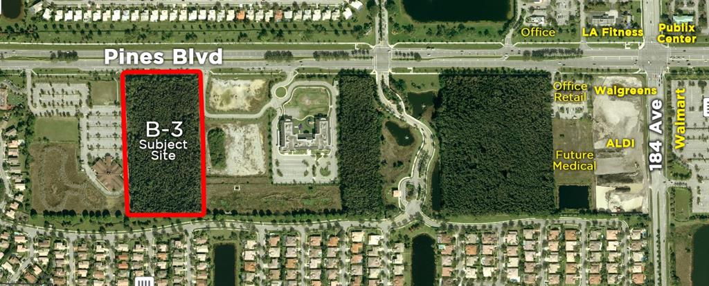 For Sale 9.643 AC (415,693 SF) land zoned B-3. The dimensions are 891 ft. x 448 ft. Permitted use for general business or shopping center. This land has two tax records: 513913010090 & 513913010100*1 acre of land has been given back from the city for all access*