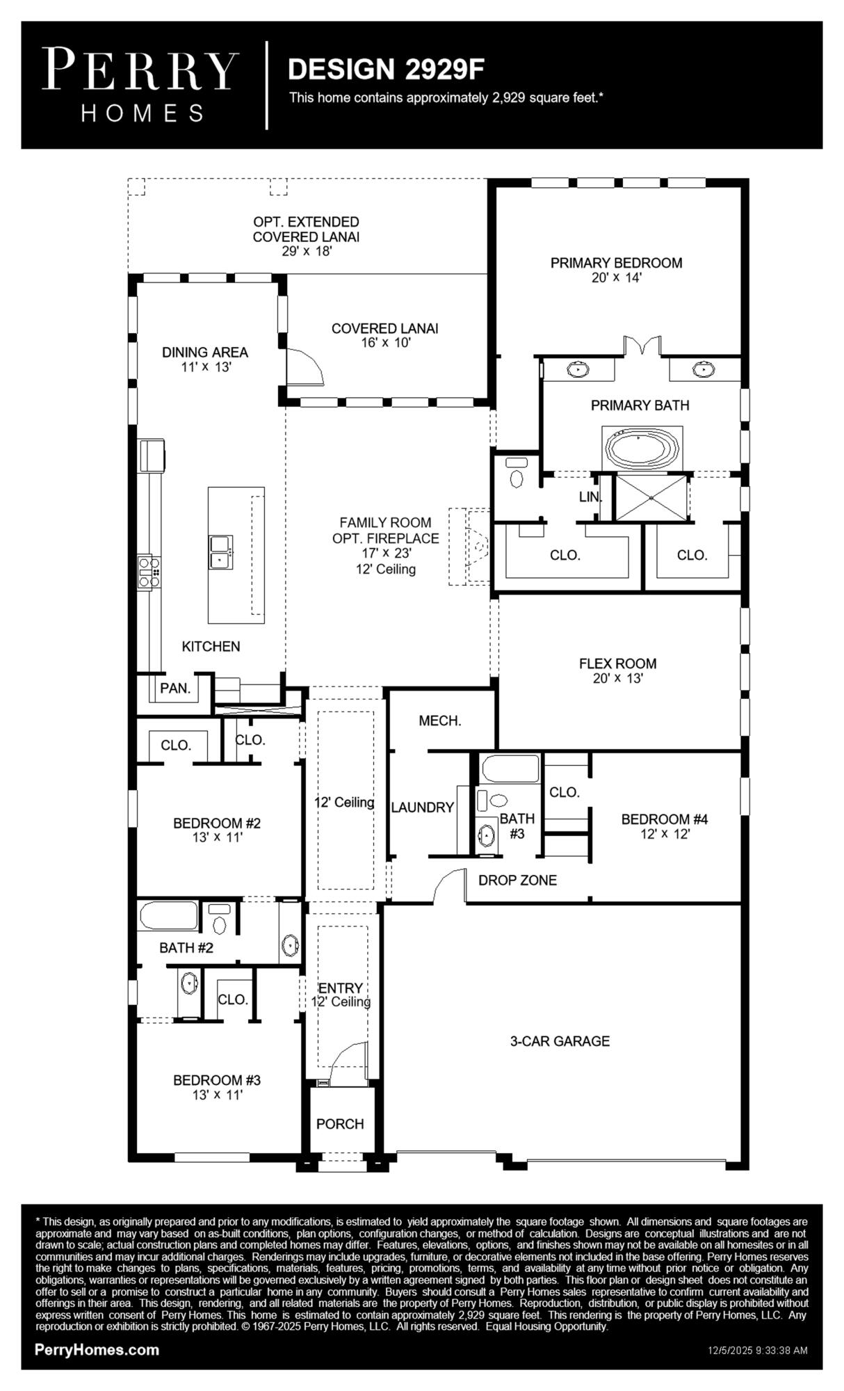 Step into a welcoming entry that has an elongated hallway that leads to the heart of the home. Two secondary bedrooms each featuring a walk-in closet and a Hollywood bathroom are off the main hallway. Adjacent is a secluded guest suite with full bathroom. The kitchen offers an island with built-in seating, a 5-burner gas cooktop, along with a corner walk-in pantry. The corner dining area offers in ample light from the walls of windows and access to the backyard covered lanai. The family room boasts a wall of windows. A flex room with a wall of windows is off the family room. The primary suite has a stunning view of the backyard space. Double doors lead into the bathroom which boasts dual vanities, a freestanding tub, glass enclosed shower, and two walk-in closets.