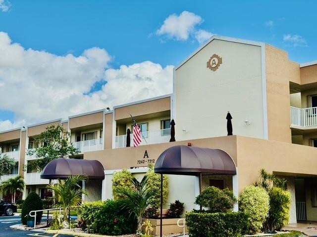 Wow! Another Amazingly Spacious and bright 2-bedroom, 2-bath corner unit featuring a fully upgraded granite eat-in kitchen and bathrooms. This beautifully maintained residence offers new wood flooring throughout, hurricane impact windows and doors, and top-of-the-line finishes at every turn. Enjoy the convenience of a private laundry room within the unit and the added privacy and natural light of a corner location. The community offers an abundance of amenities, providing comfort, convenience, and resort-style living. Gated!! Move-in ready and A MUST SEE!!! This beauty won’t last!!